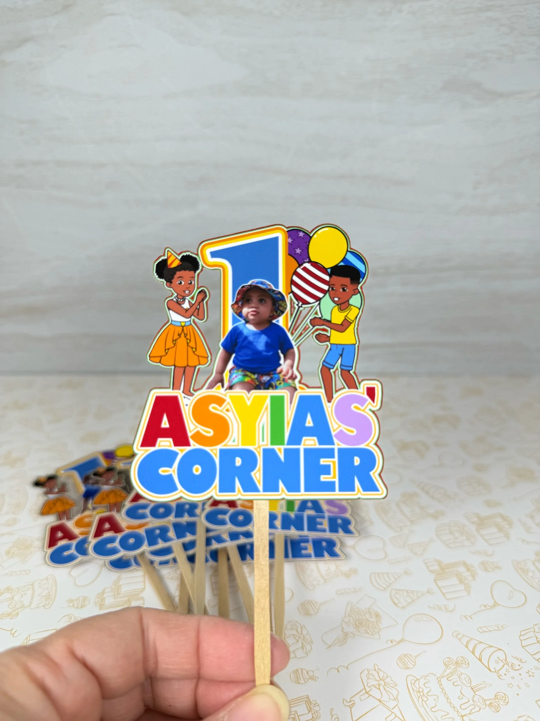 gracie's corner cupcake toppers