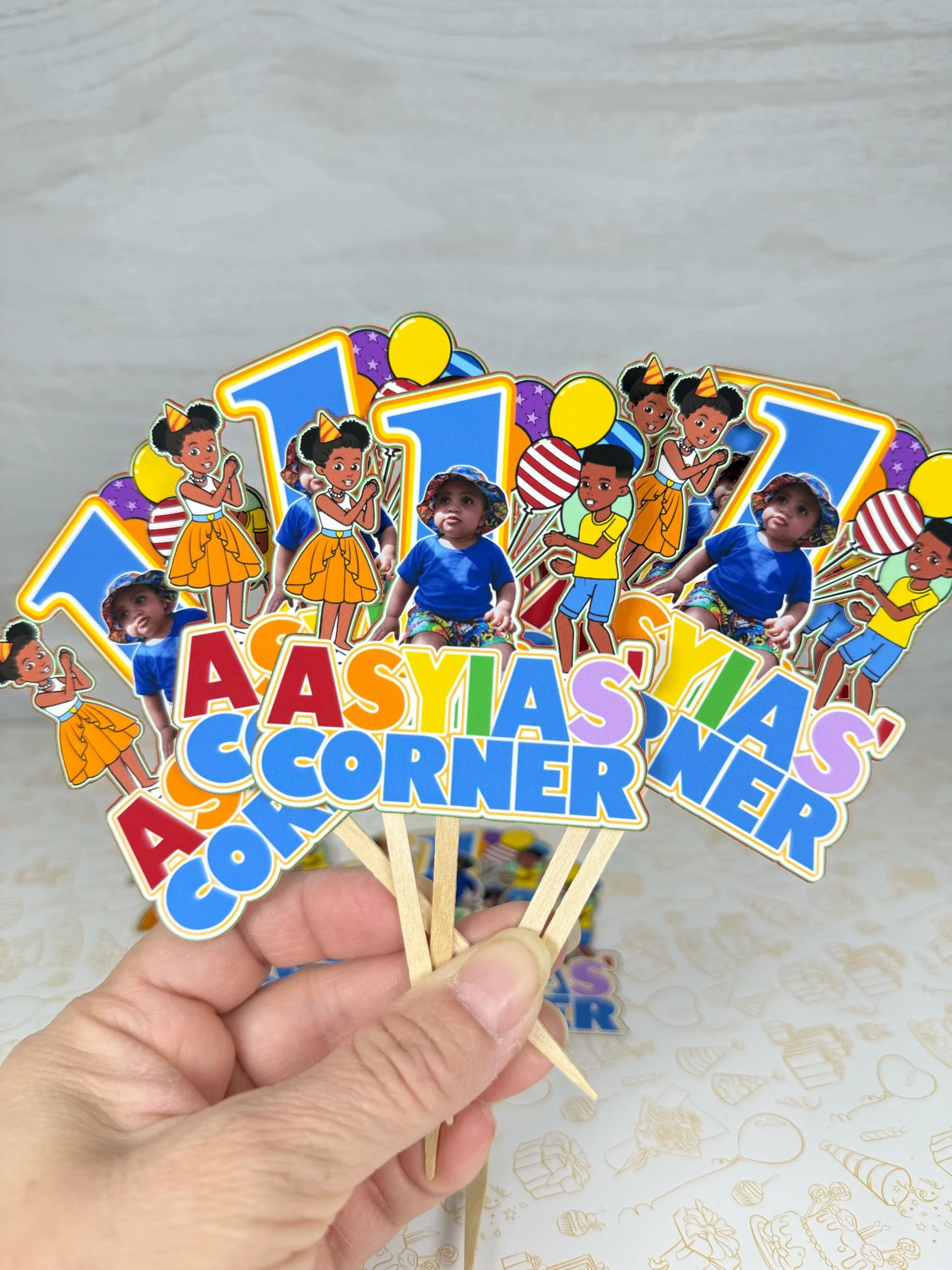 Gracie's corner cupcake toppers