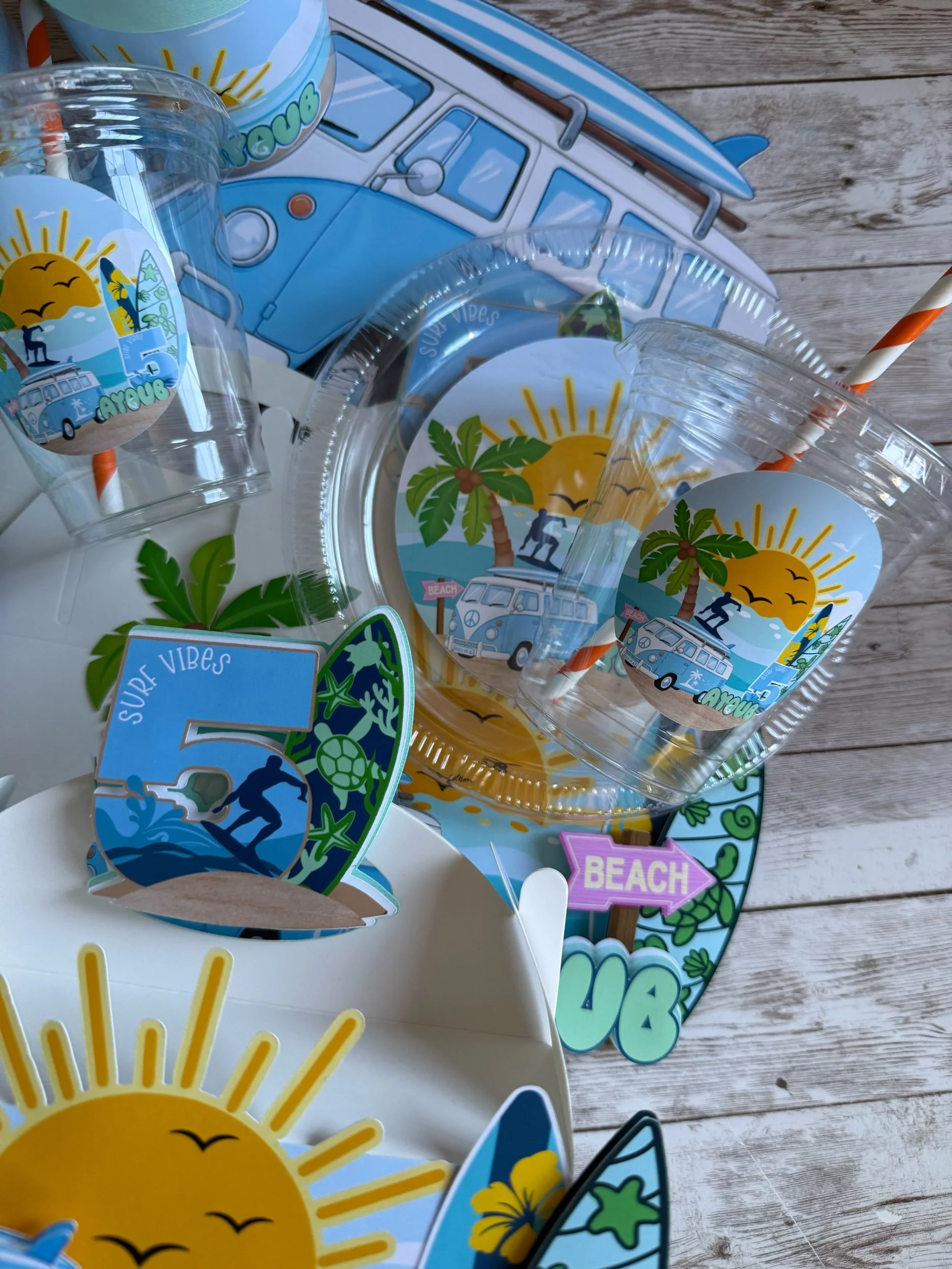 surf up cups