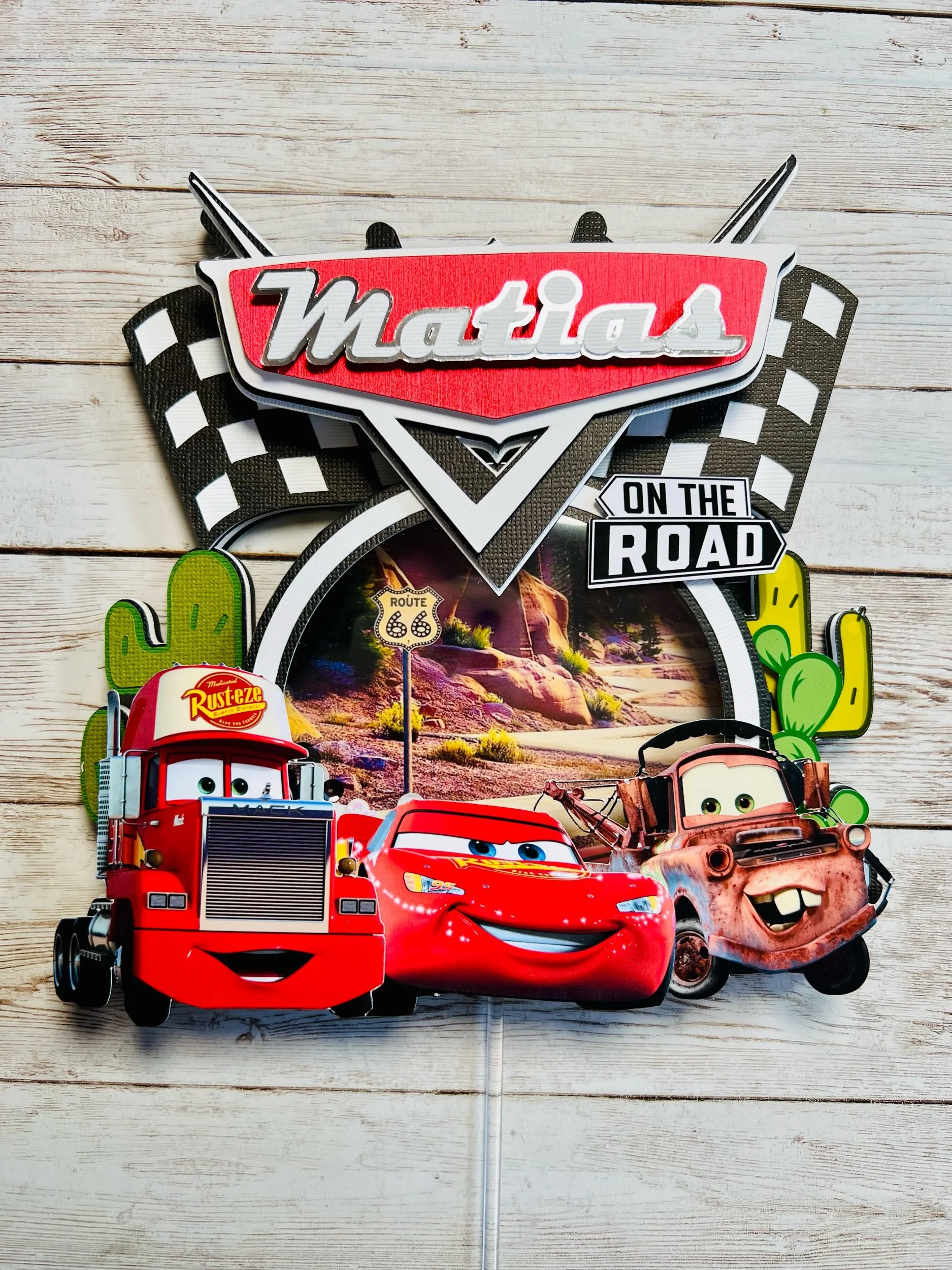 cars cake topper