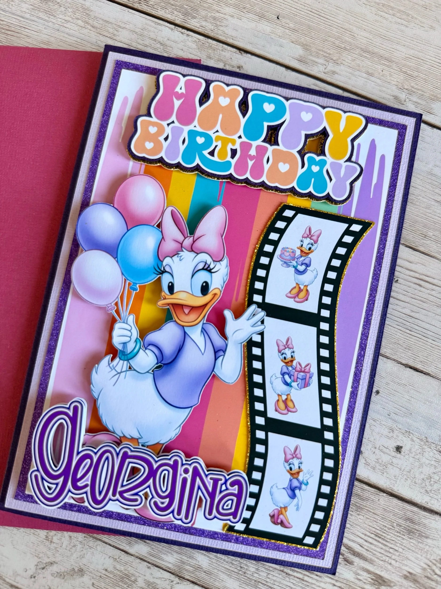 daisy duck birthday card