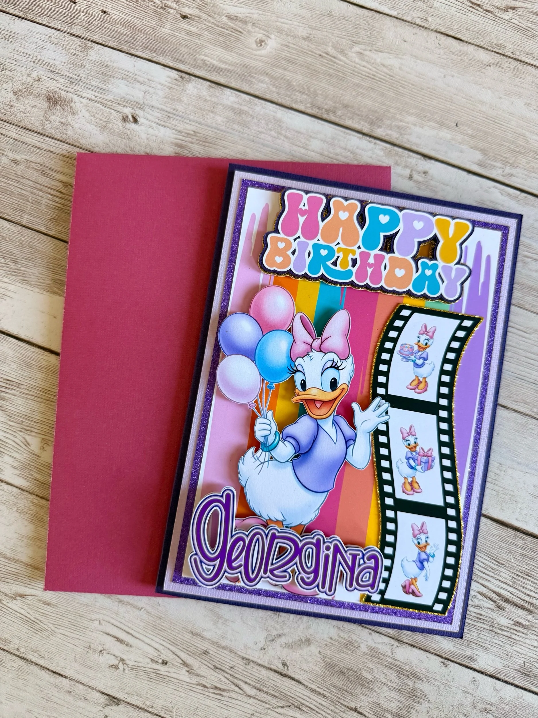 Daisy Duck birthday card