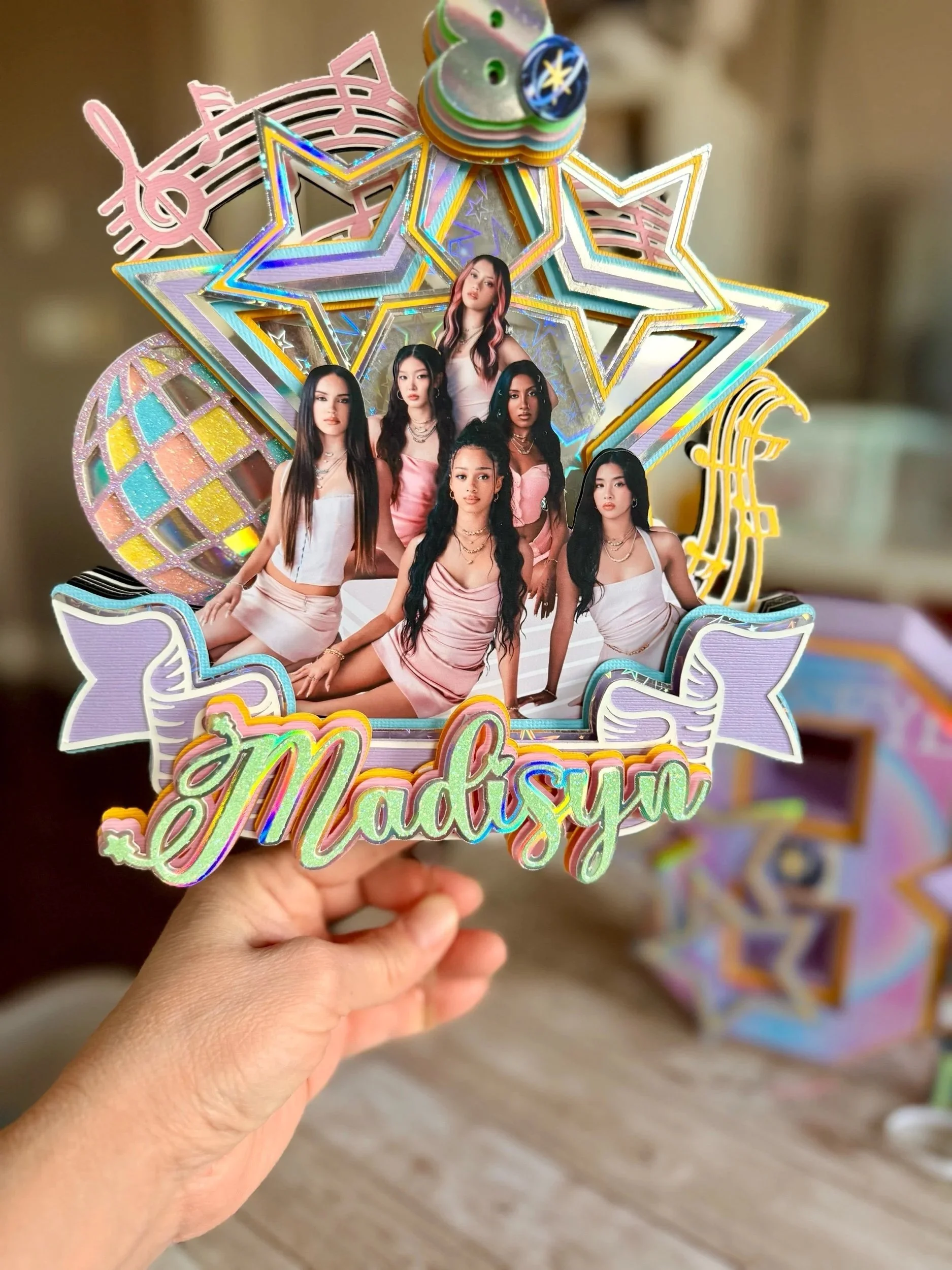 katseye cake topper
