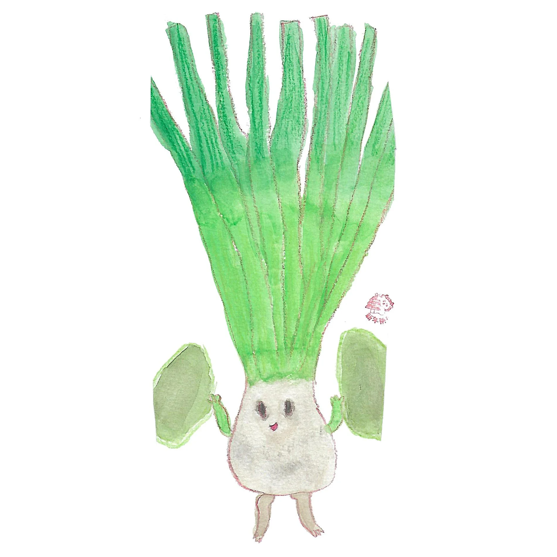 Green Onion Greets You
