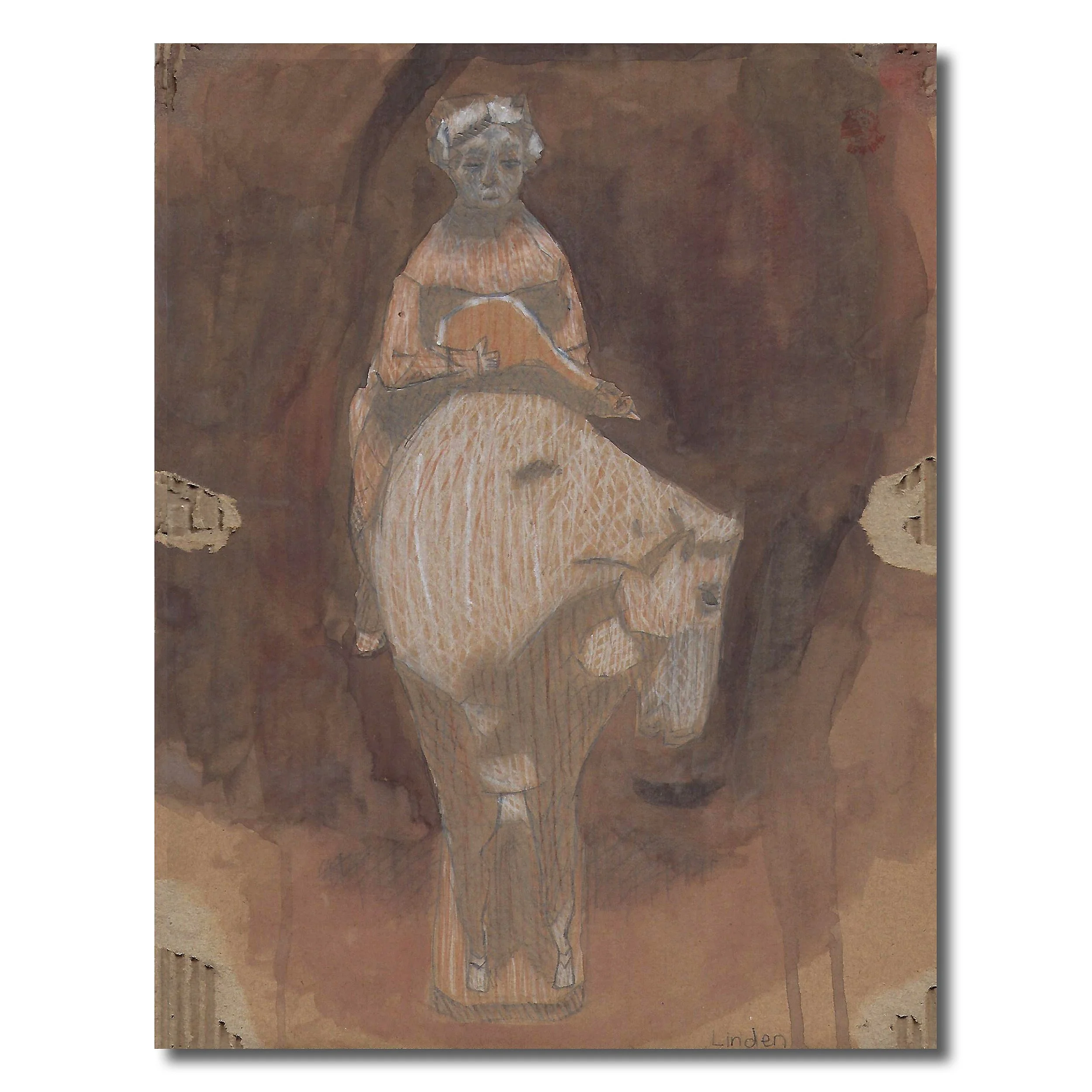 Banjo Girl Riding Horse