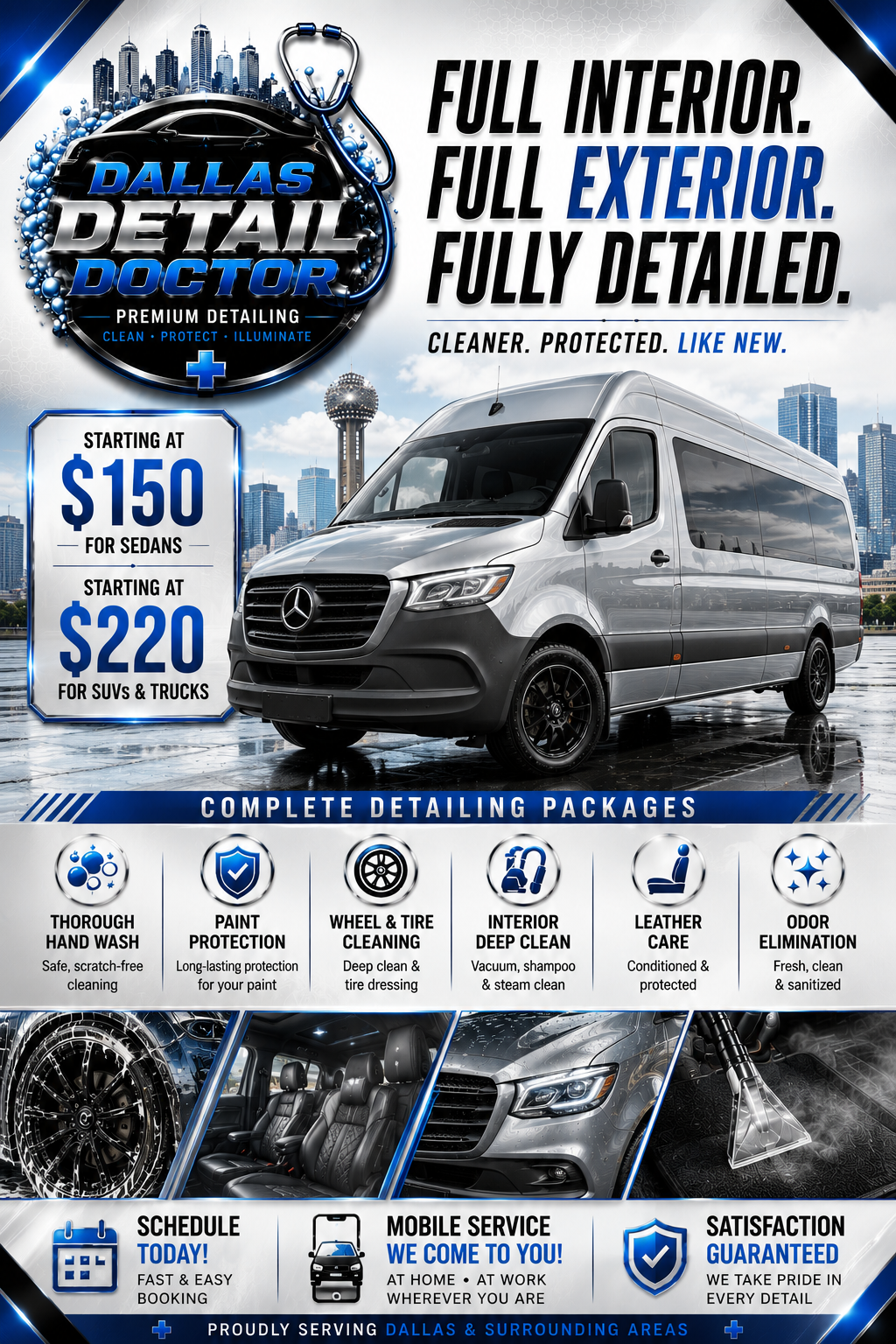 Platnium Truck/ Van Detail- Inside and out