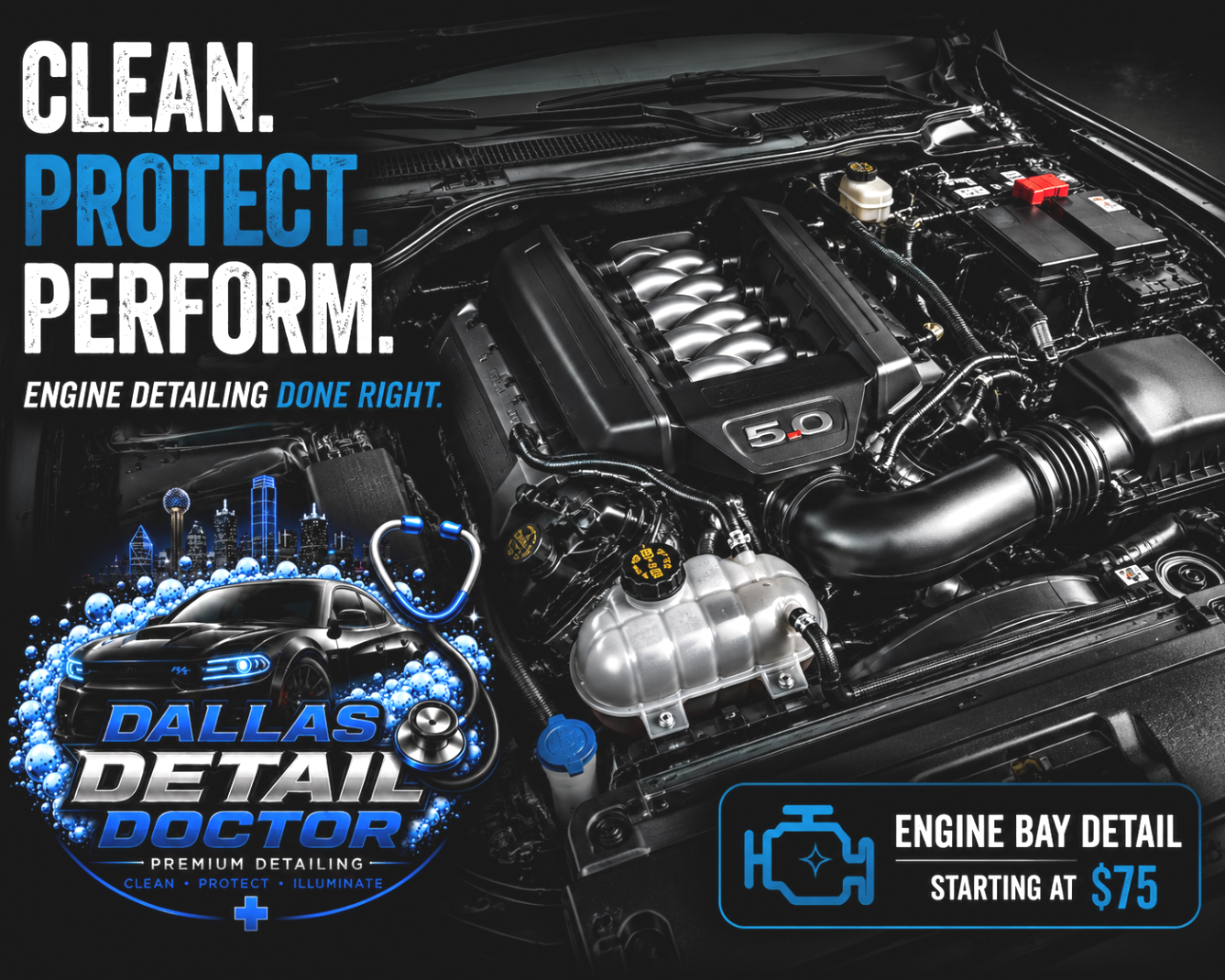 Engine Bay Cleaning