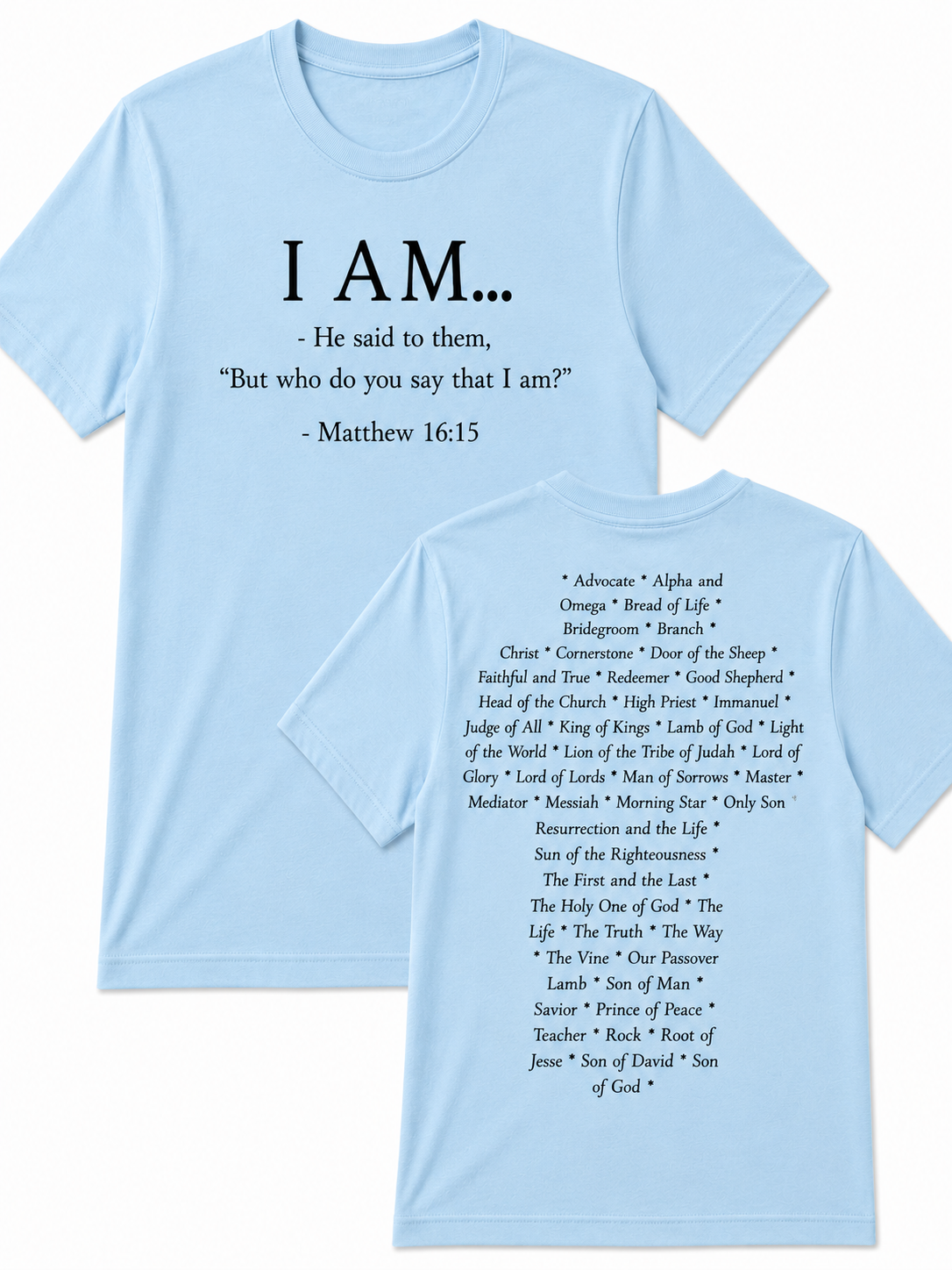 I AM...