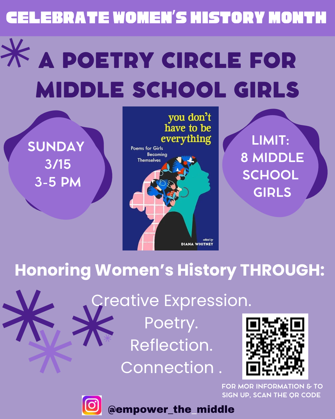 Past Event - Girls Empowerment Poetry Circle