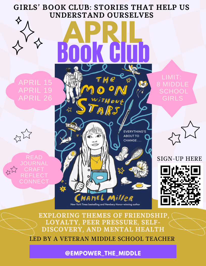 Past Event - April Girls' Empowerment Book Club