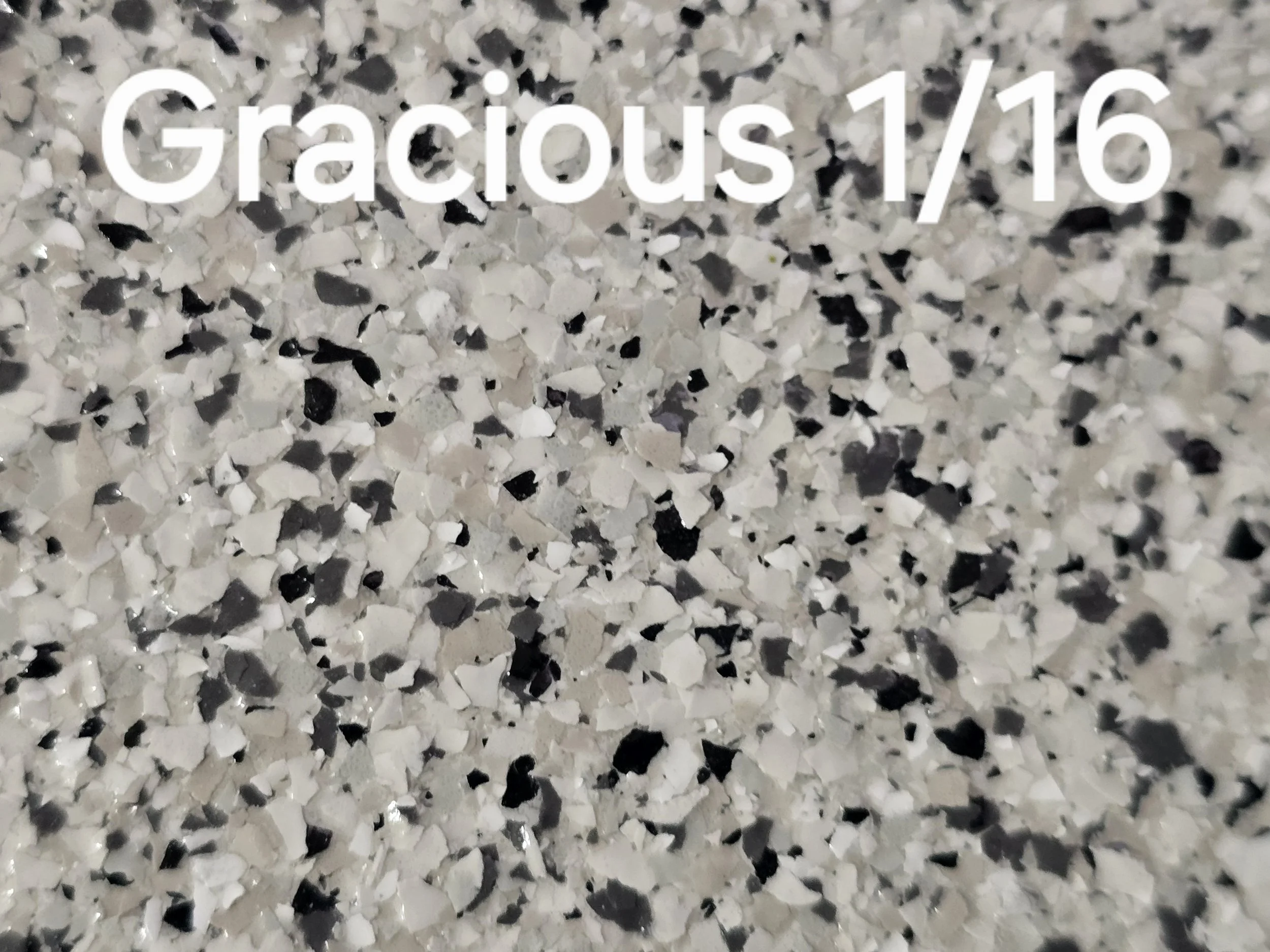 Gracious 1/16 colored vinyl flakes