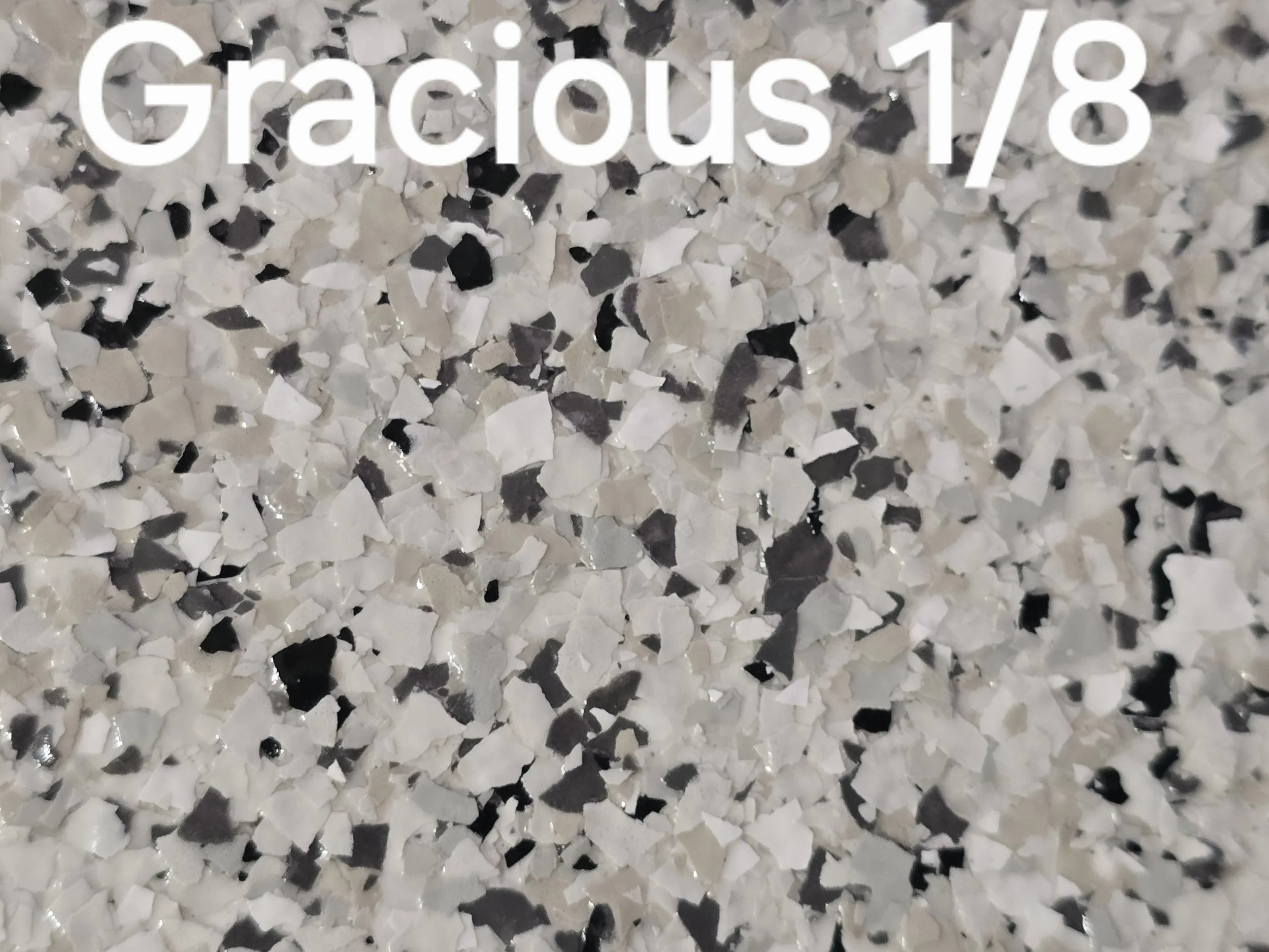 Gracious 1/8 colored vinyl flakes