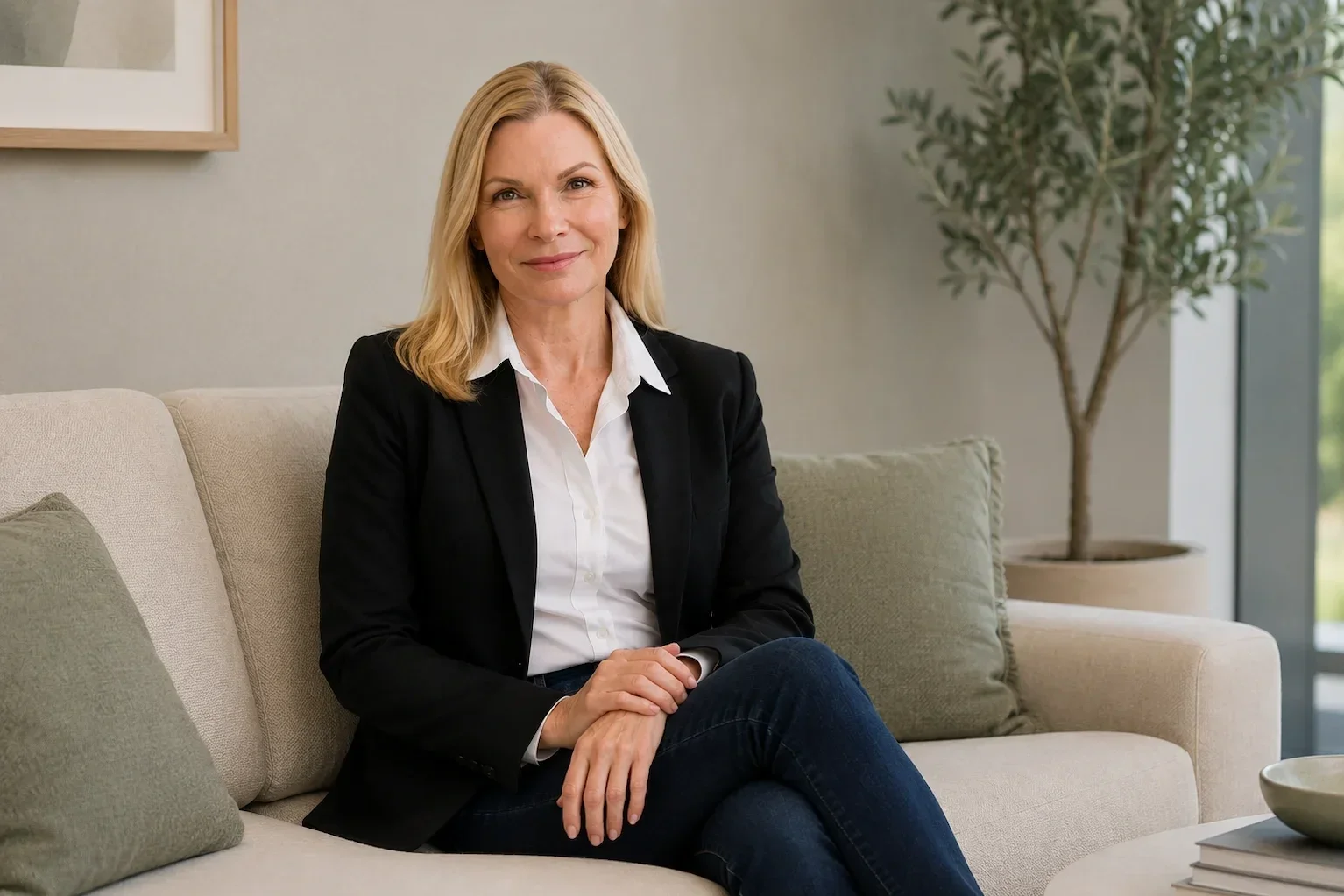 Angela Barry, founder of Mojo Edge, mental fitness facilitator and self-leadership coach.