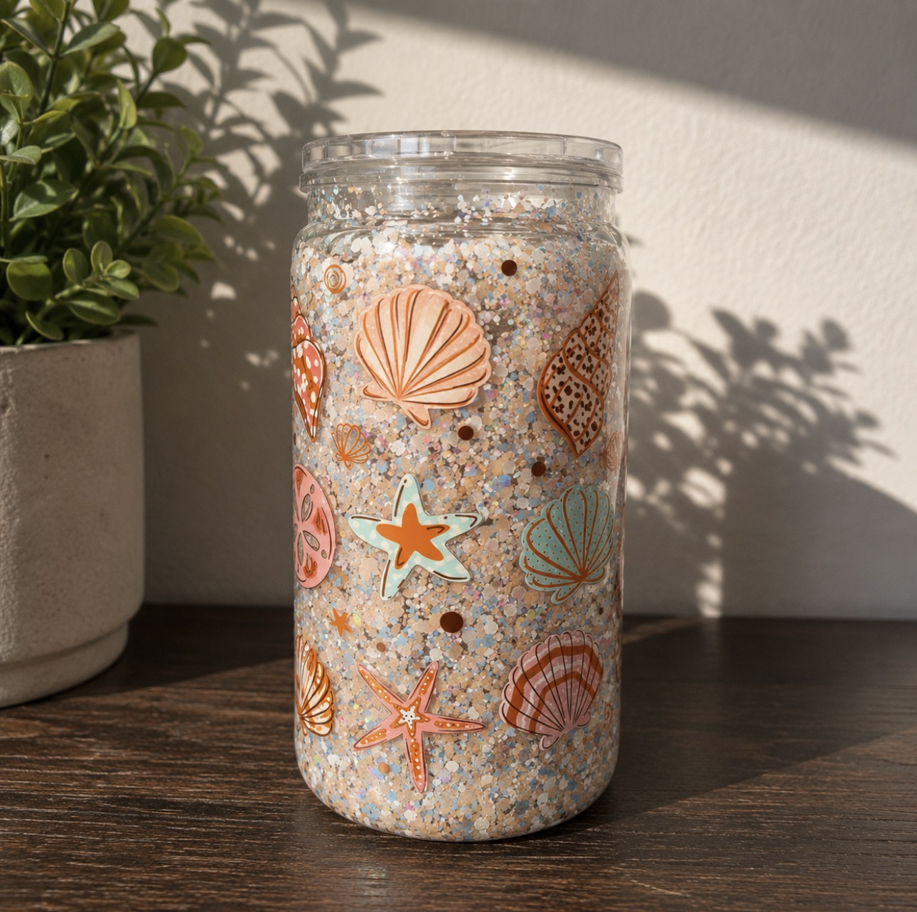 16 oz seashell cup