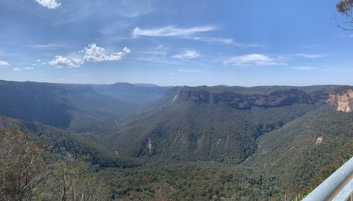 The Grose Valley escarpment in the Blue Mountains