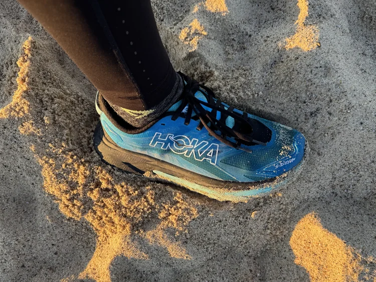Speed 5 in beach sand at golden hour