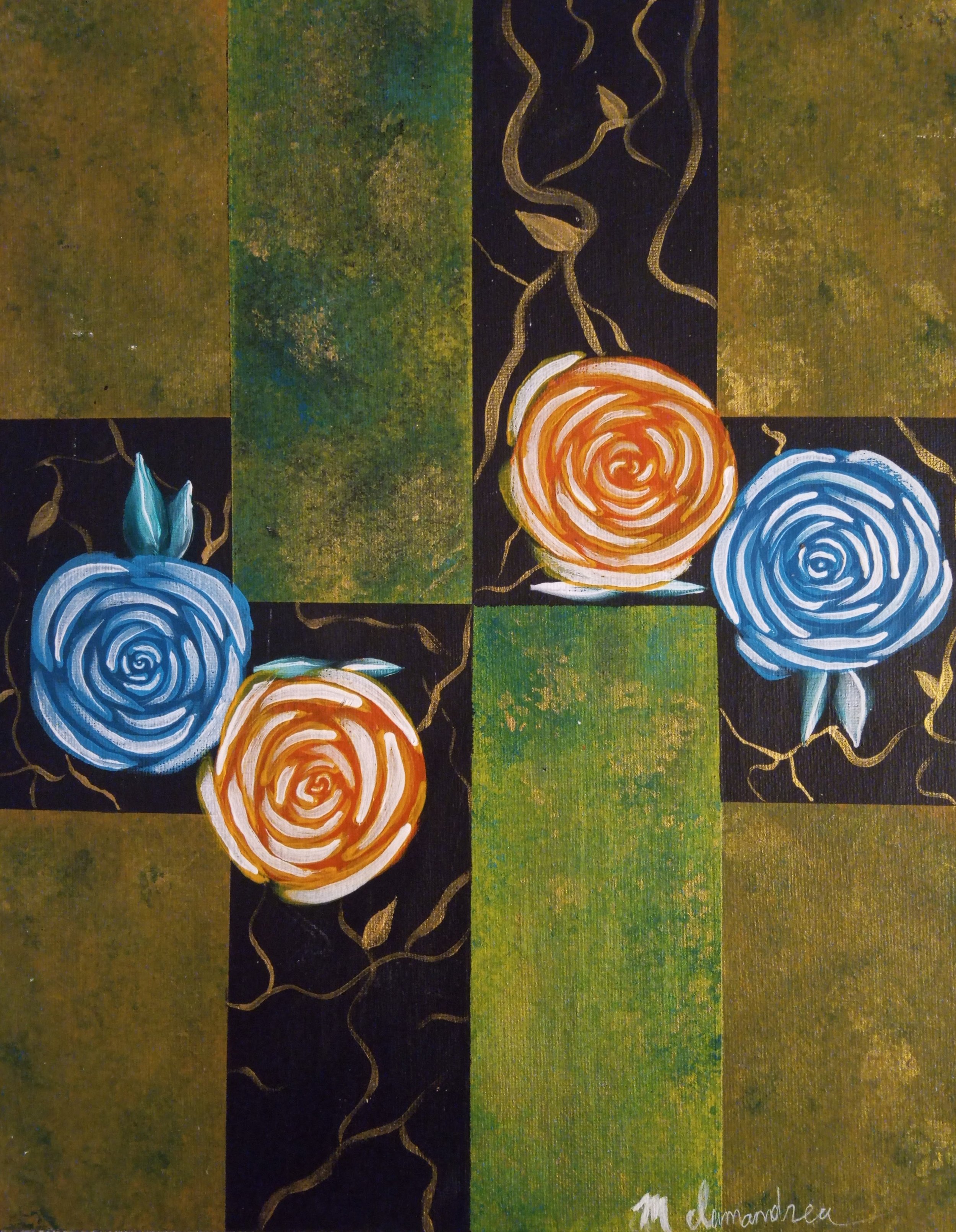 Gold and Rose
