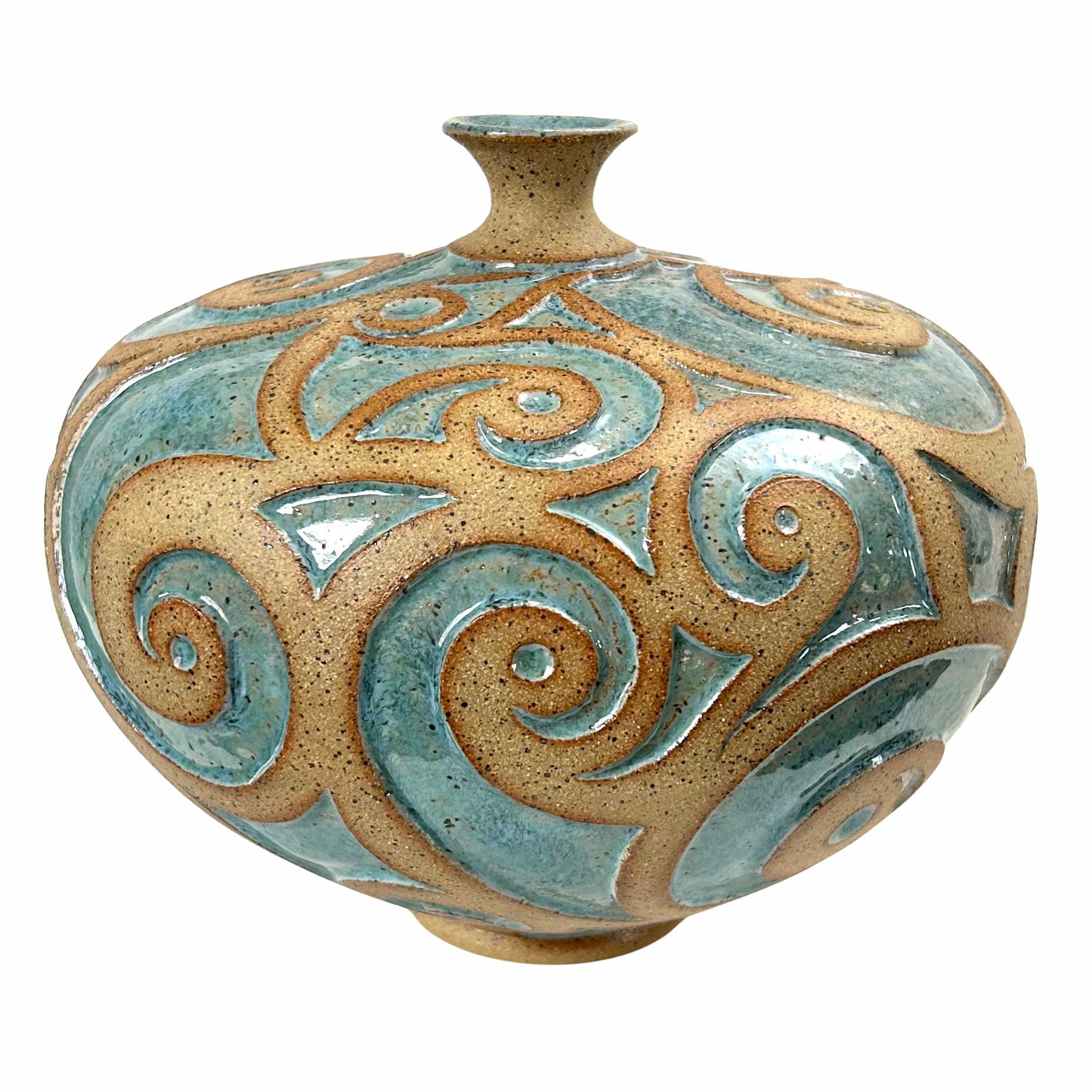 Celtic Waves Orb Vase