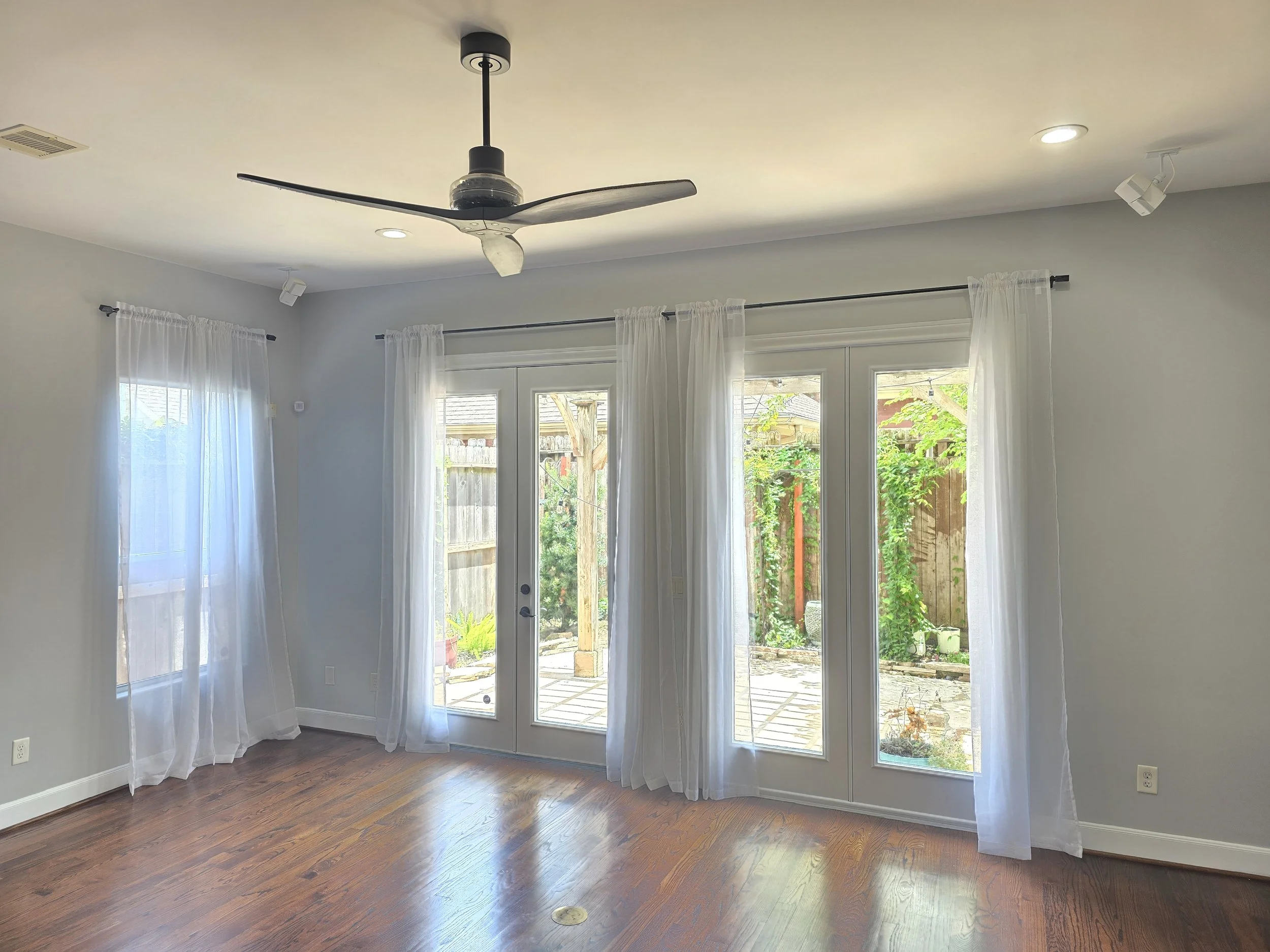 Ceiling fan install