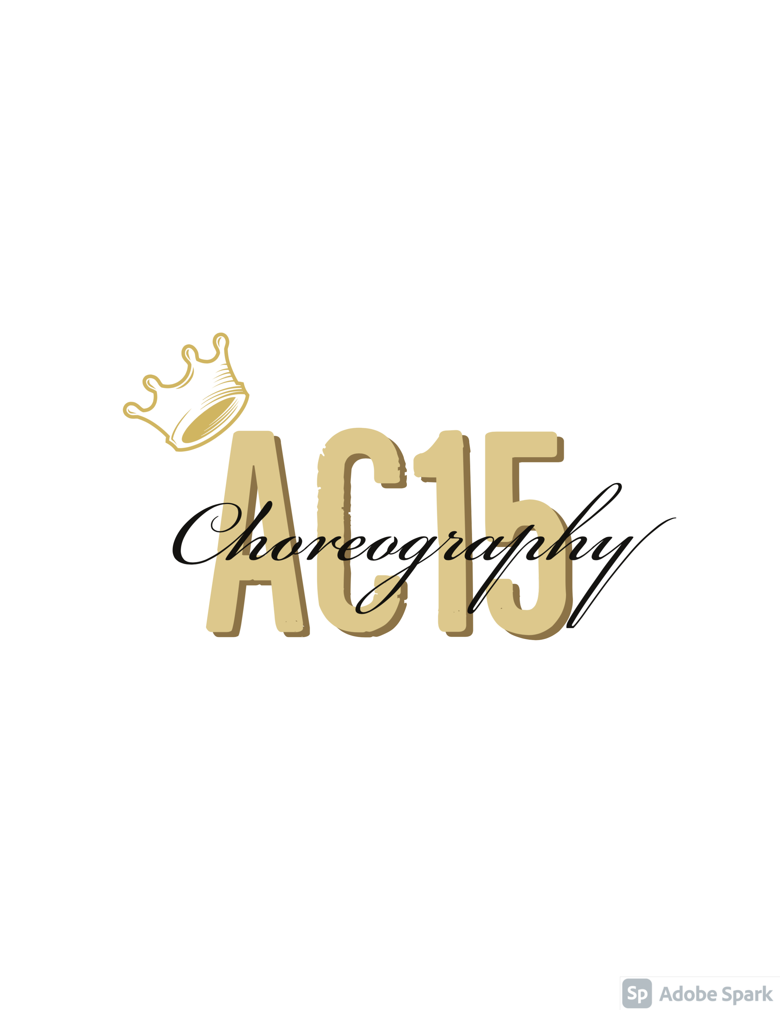 Text reads 'ACE Charolais Photography' in gold and black font on a black background.