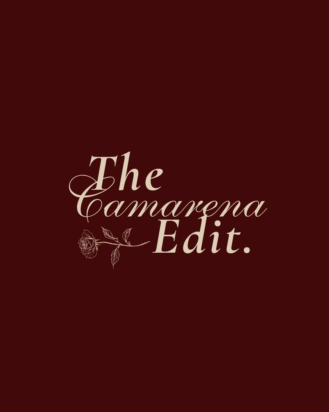 The Camarena Edit Footer Logo