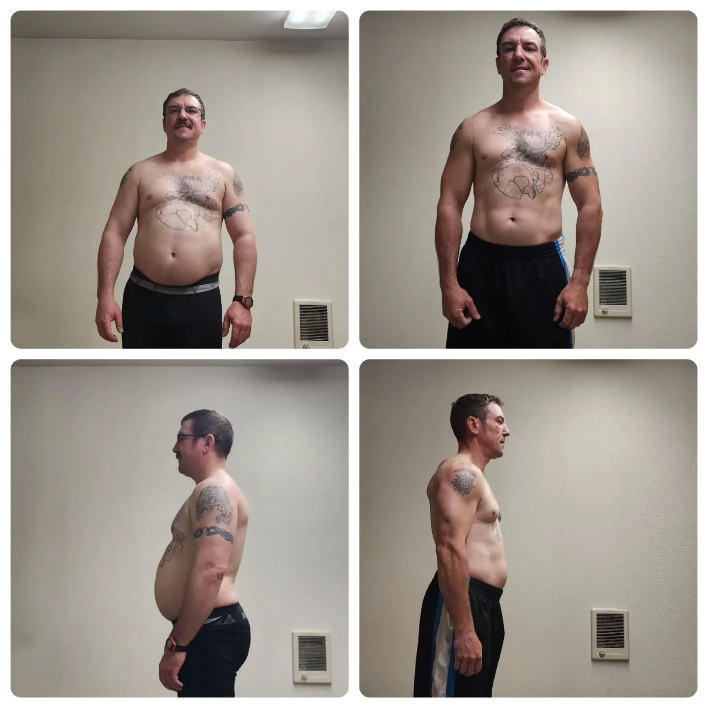 I didn&rsquo;t start out knowing everything I know now.
This was part of my own progress before I ever became a coach. I had already made big changes, but I still had a lot to learn about training, nutrition, and what sustainable progress actually lo