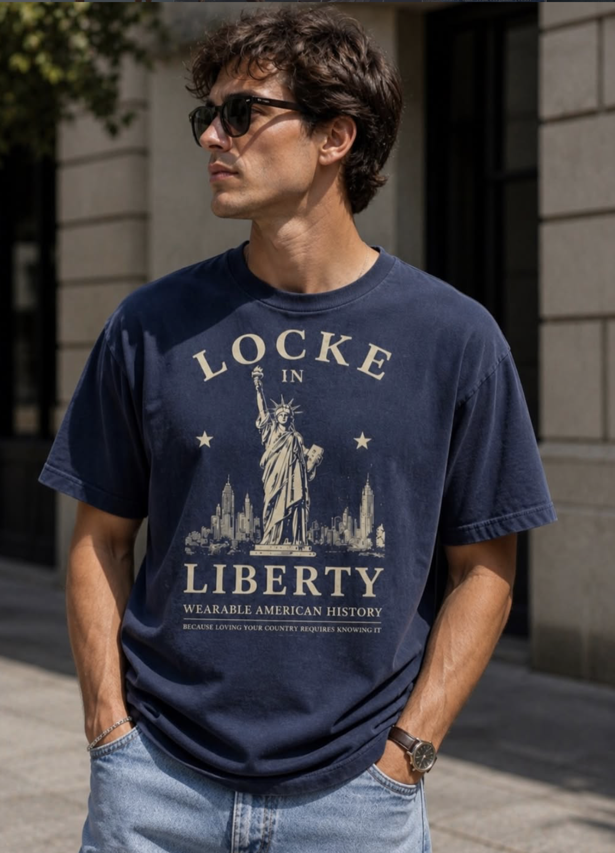 Locke in Liberty Tee