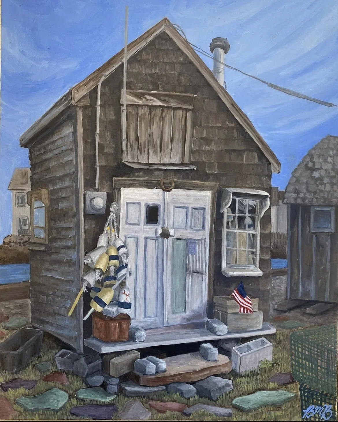 Sea Shanty | 8" x 10" | oil on hardboard | 2024