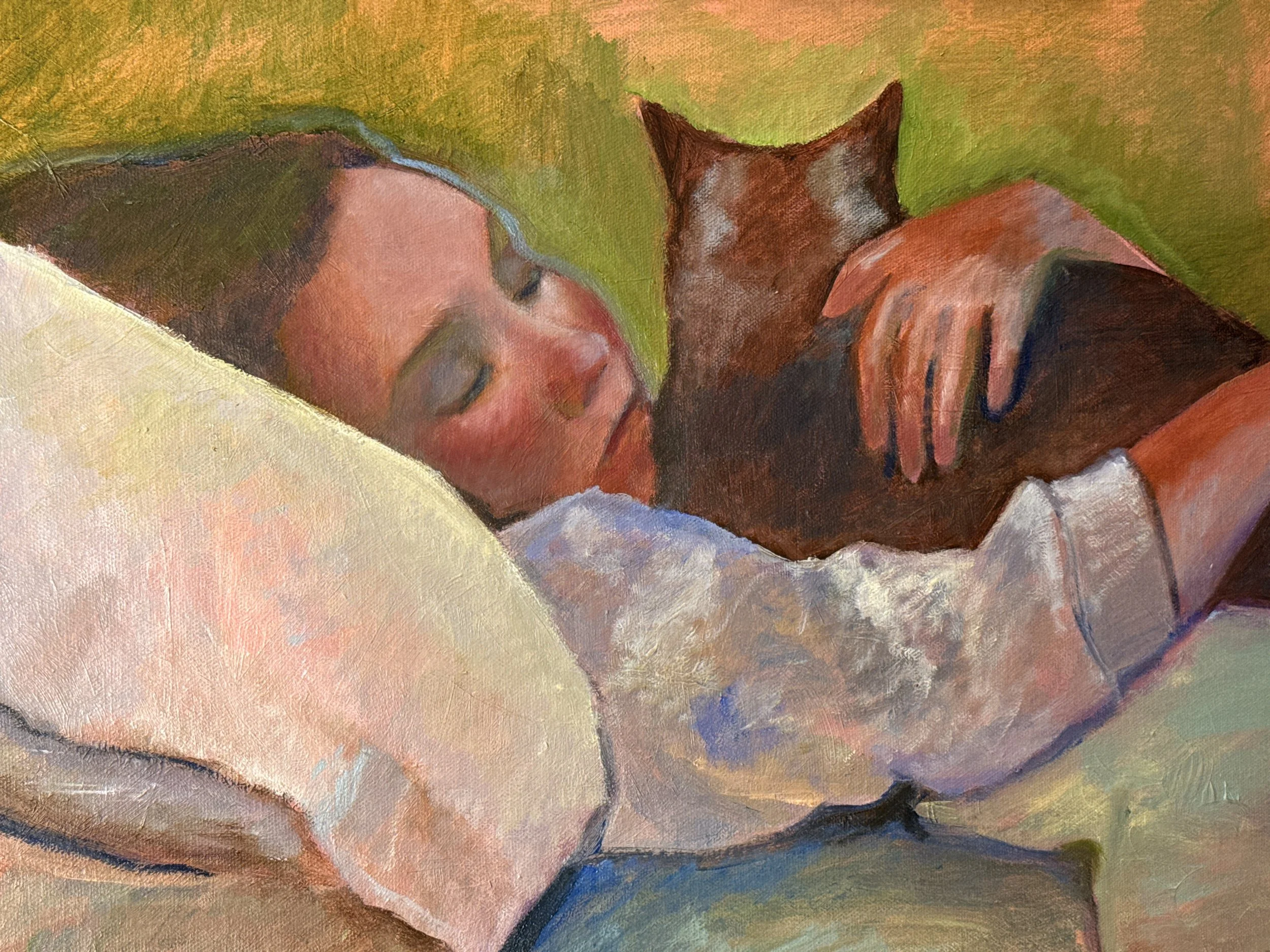 At Rest, 2026, 16 x 20 inches, oil on canvas