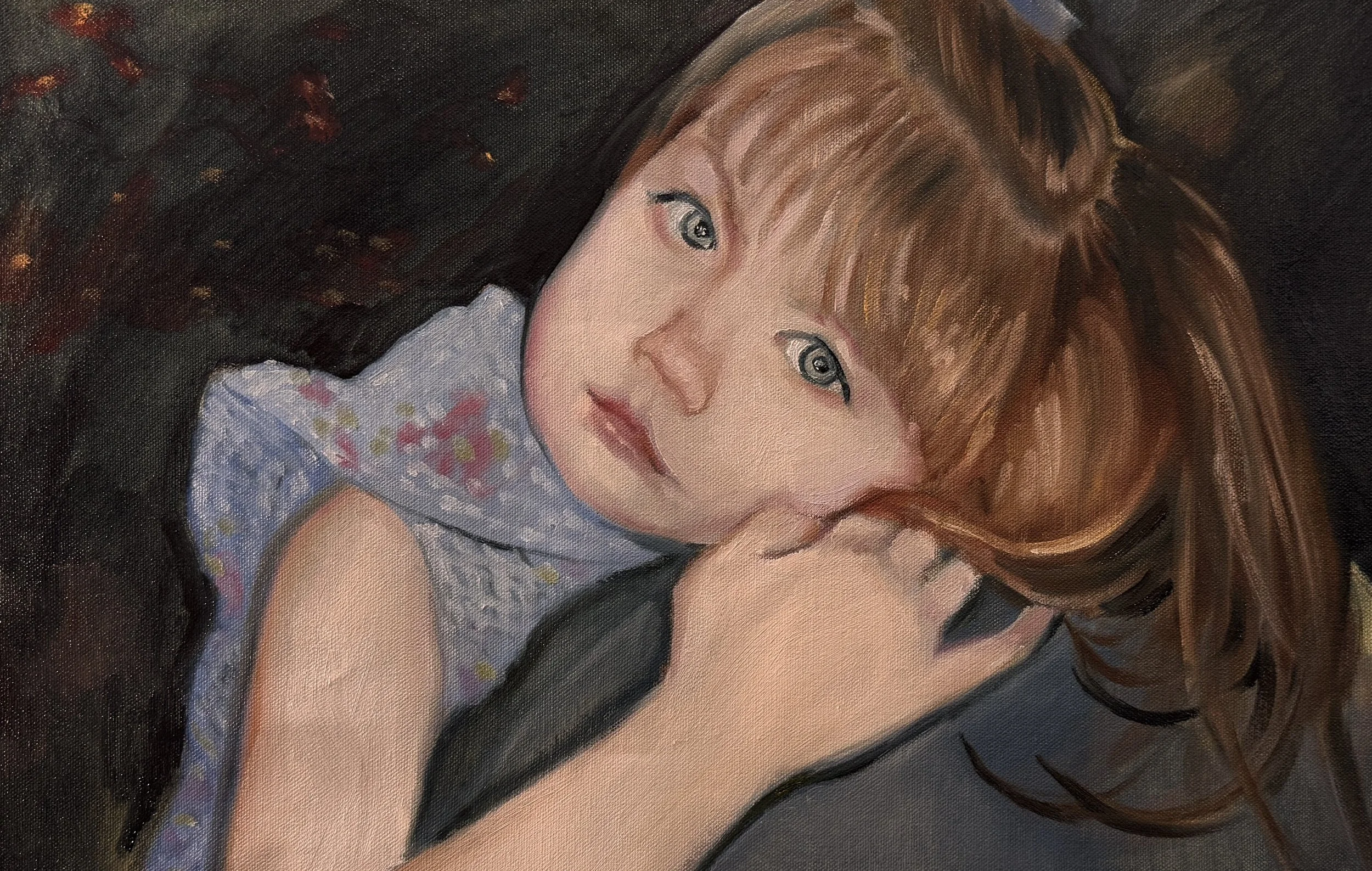 After a Long Day, 2026, 16 x 20 inches, oil on canvas