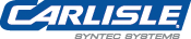 Carlisle logo with blue and white colors on a black background.