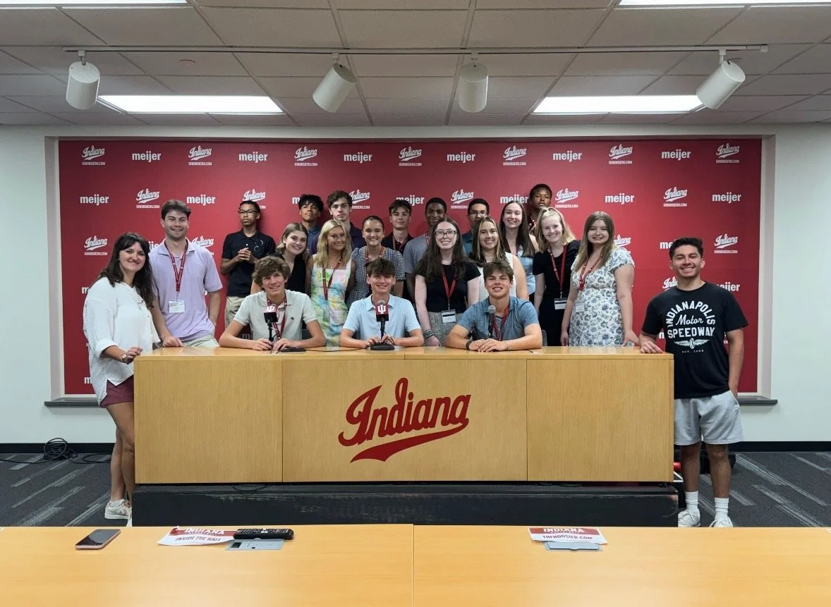 At the Indiana University  High School Journalism Institute