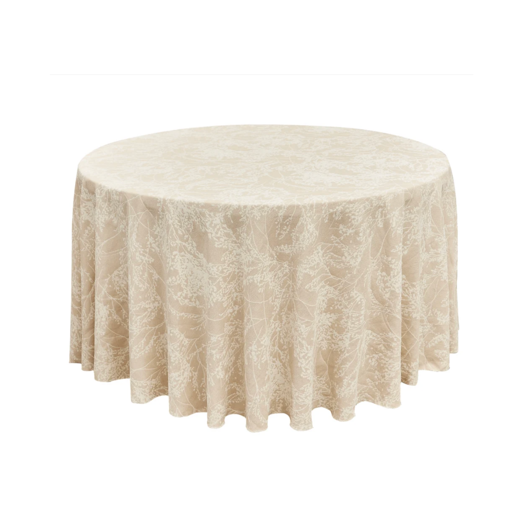 Champagne Leaf Jacquard Tablecloth