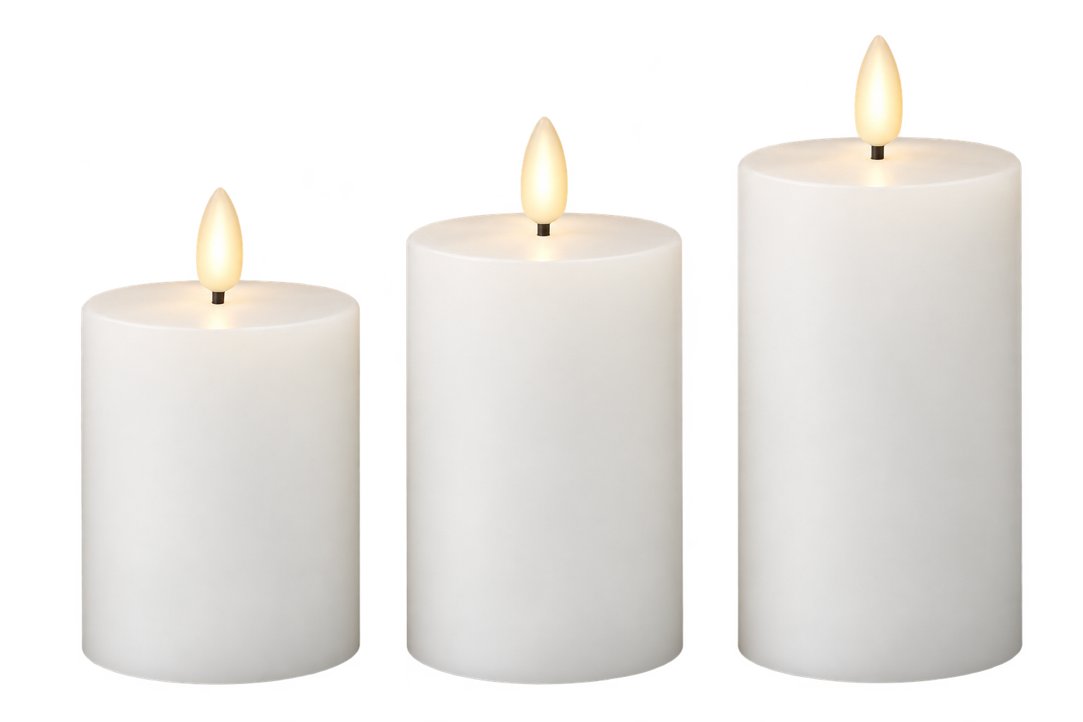 Flameless Pillar Candles