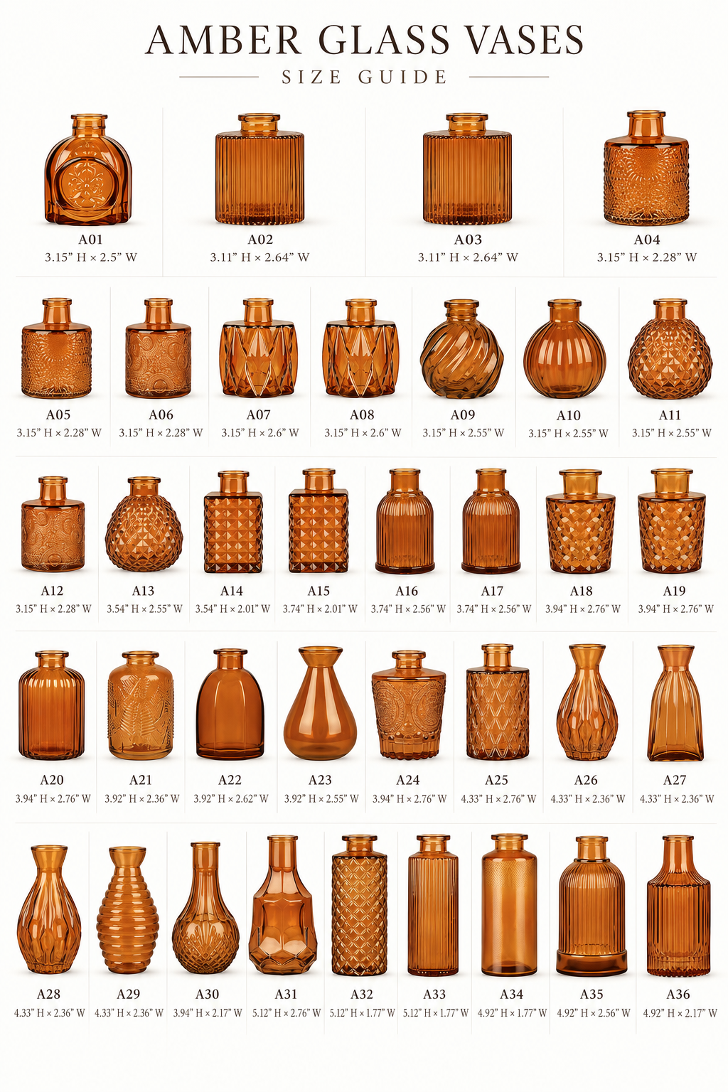 Amber Glass Vases Size Guide.png