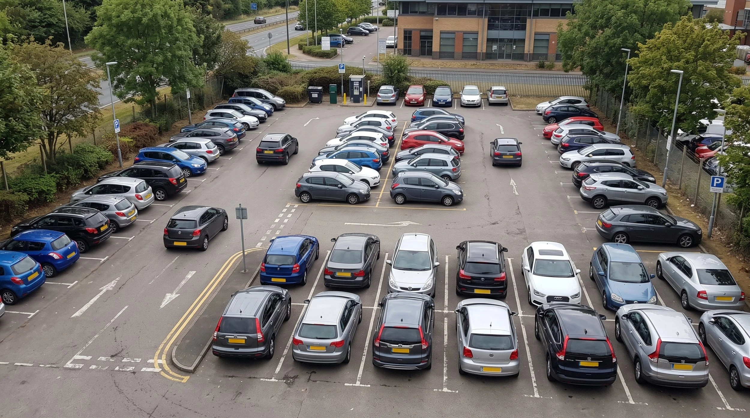 Time-limit enforcement for car parks without boom gates