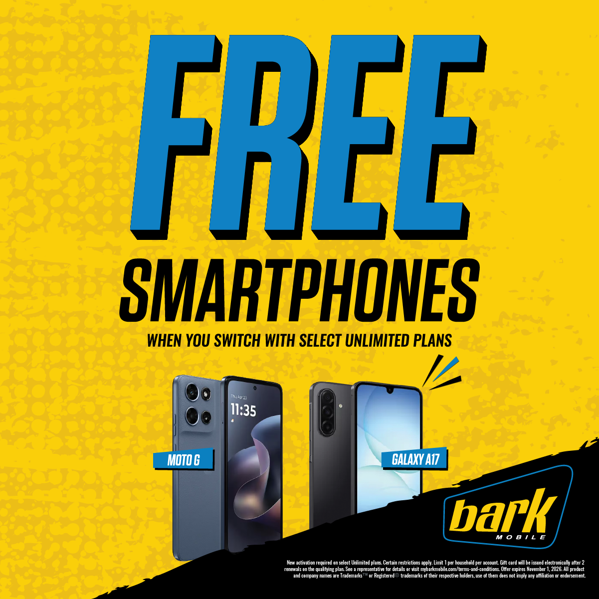 Free Smartphones Social Ad