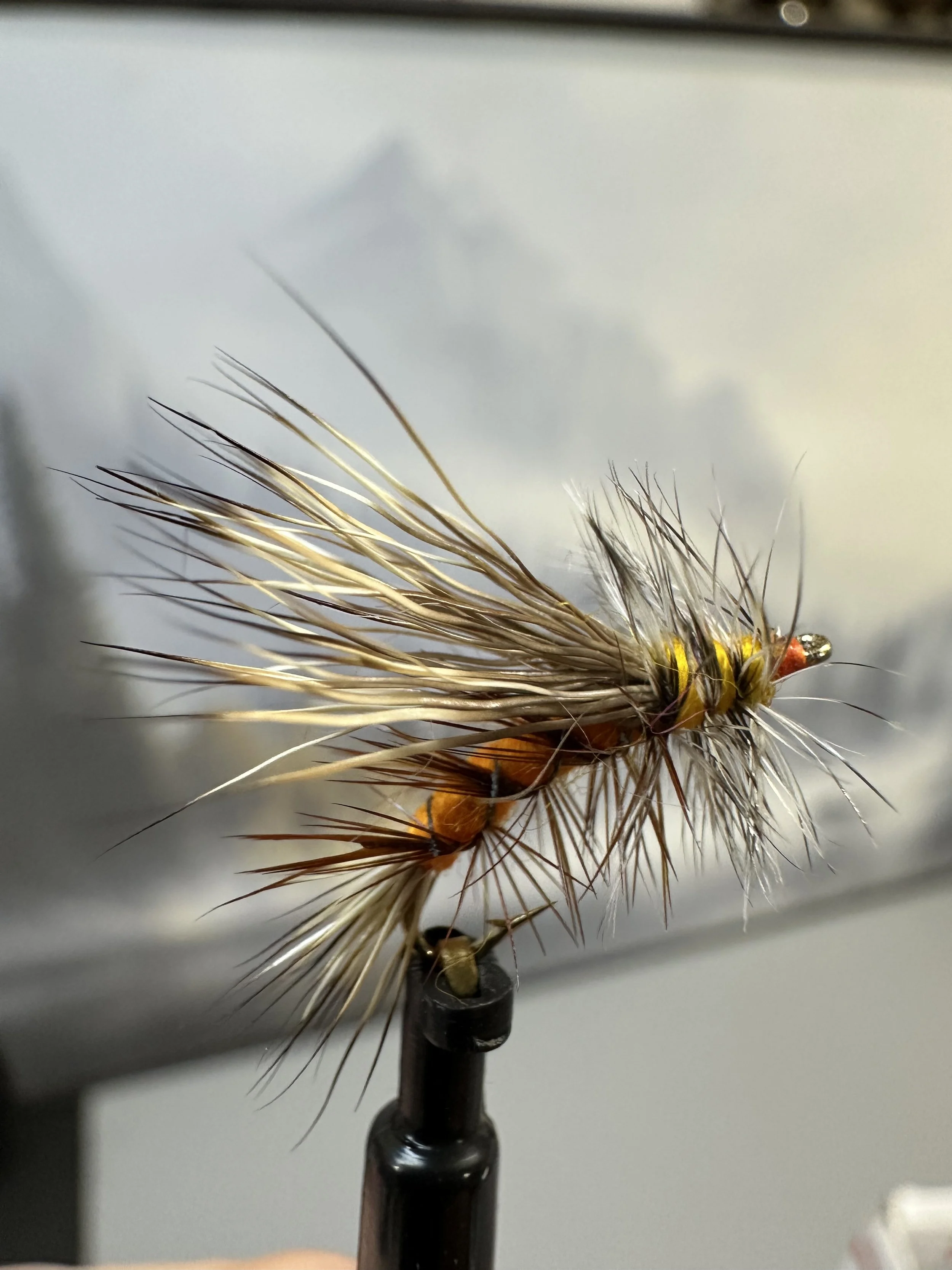 Orange Elk Hair Stimulator