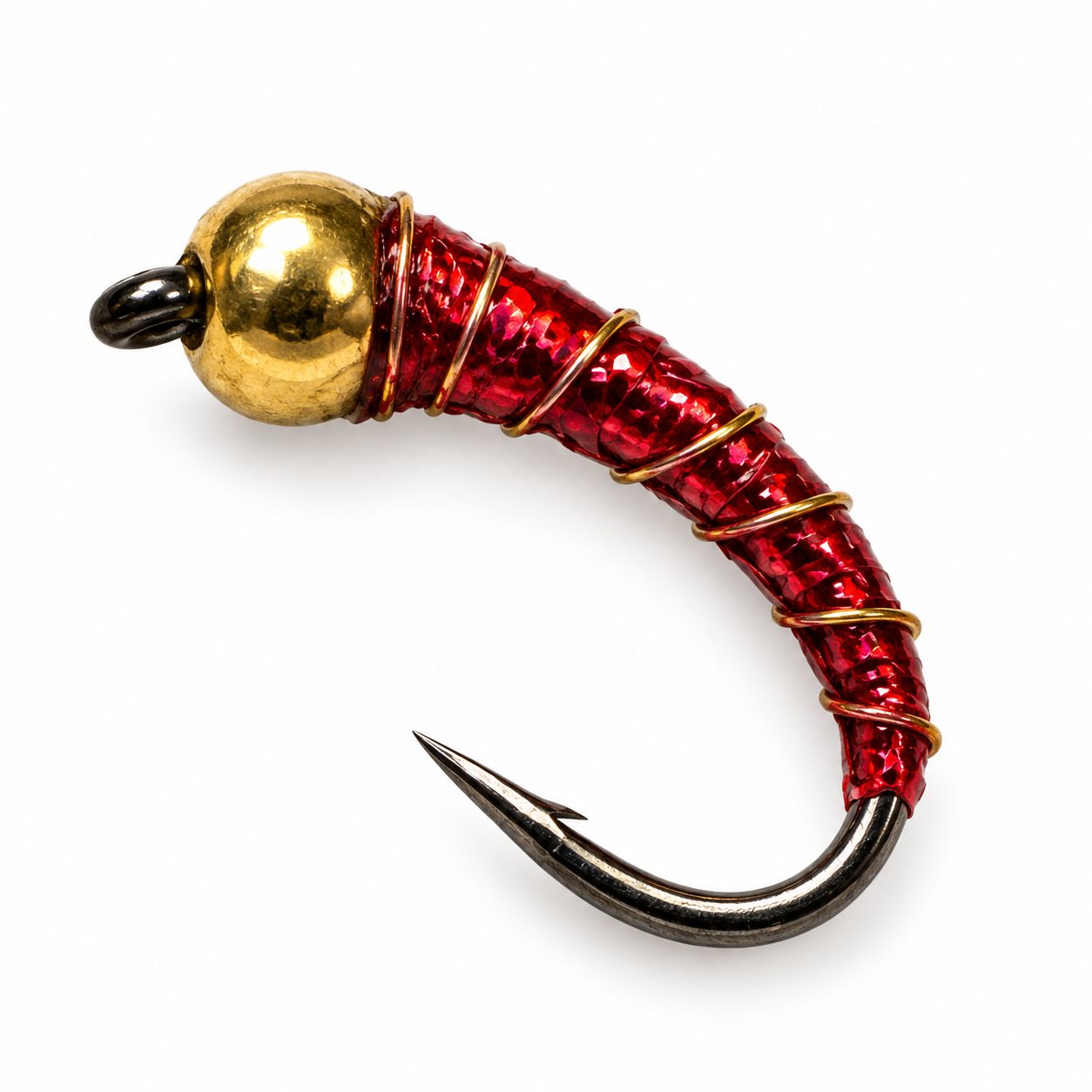 Holographic Midge Red/Gold