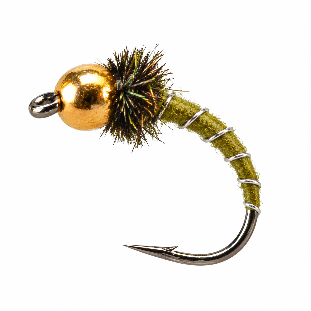 Olive Zebra Midge