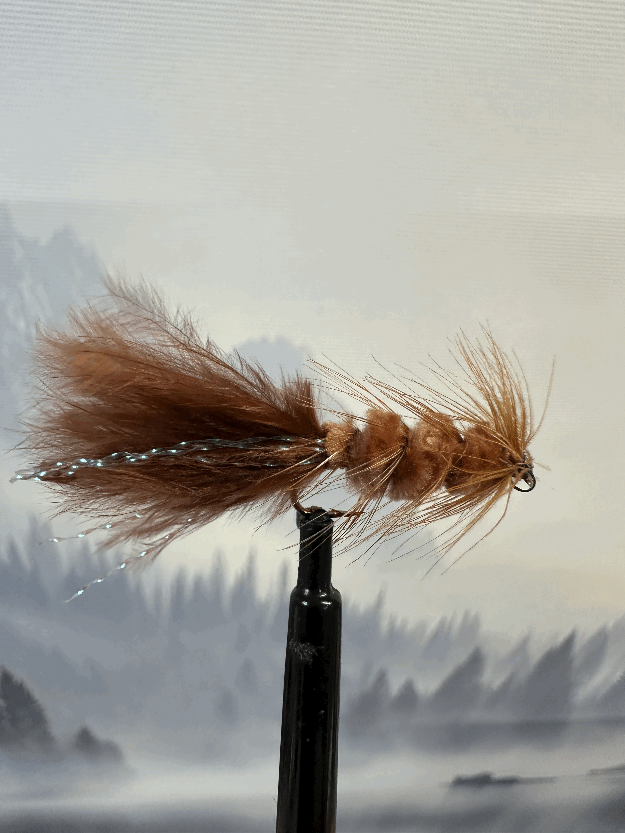 Brown Wooly Bugger- Non Beaded