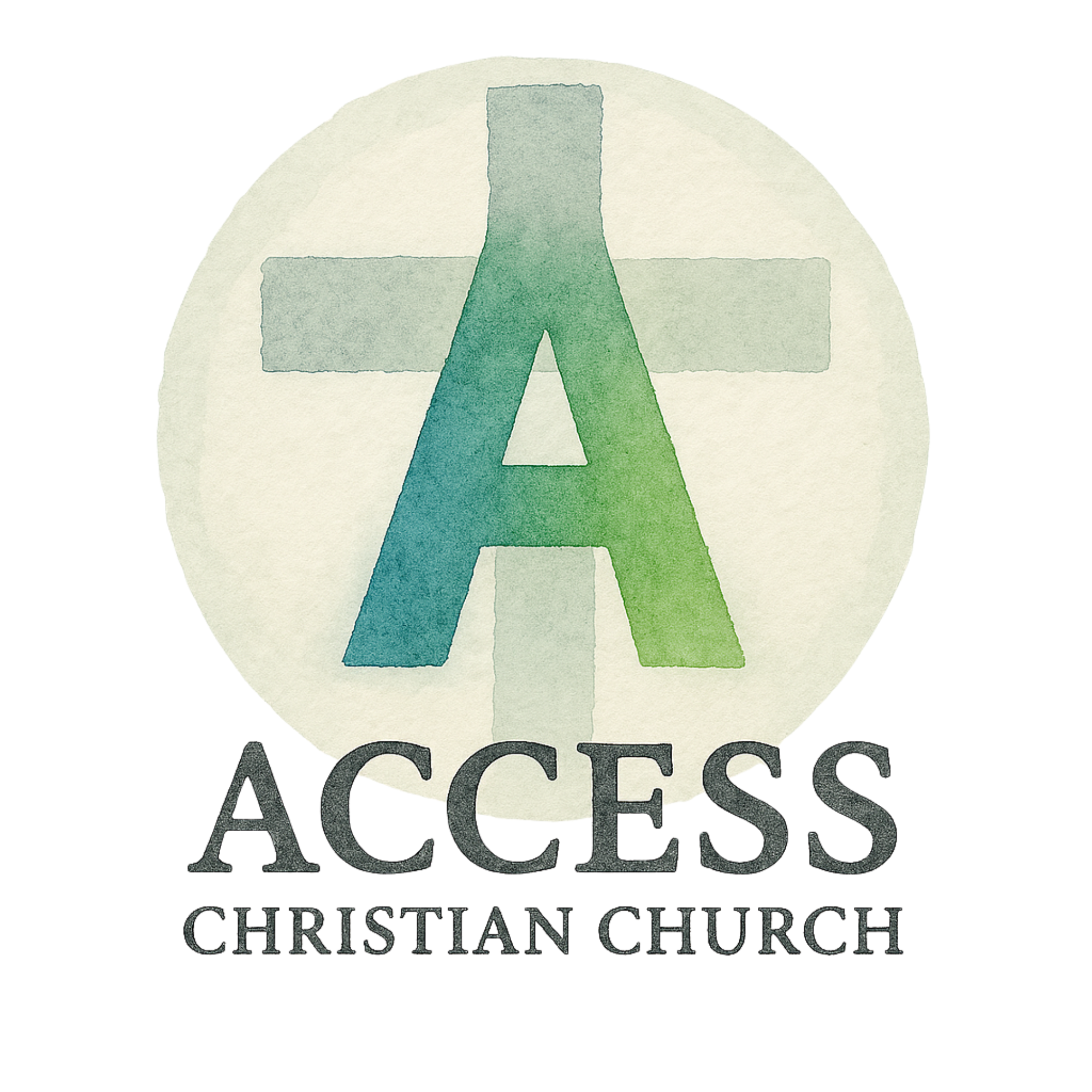 Logo of Ace's Christian Church with a circular design, a cross at the top, and text reading 'Ace's Christian Church'.