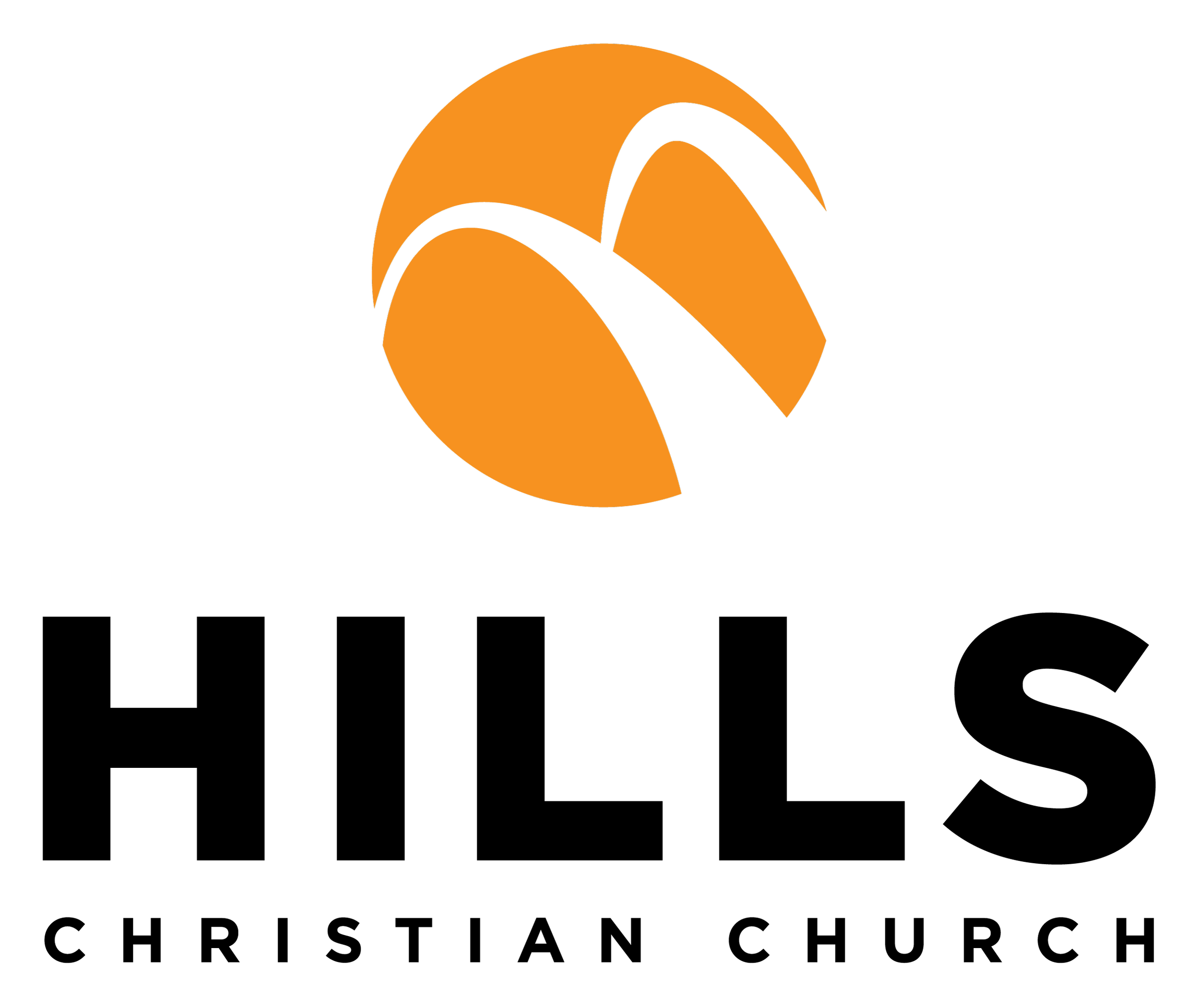 A logo with an orange circle containing two black, arching lines resembling mountain peaks, and the word 'Orange' in black uppercase letters to the left.