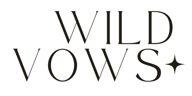 Text that says "WILD VOWS" with a star symbol between the words.