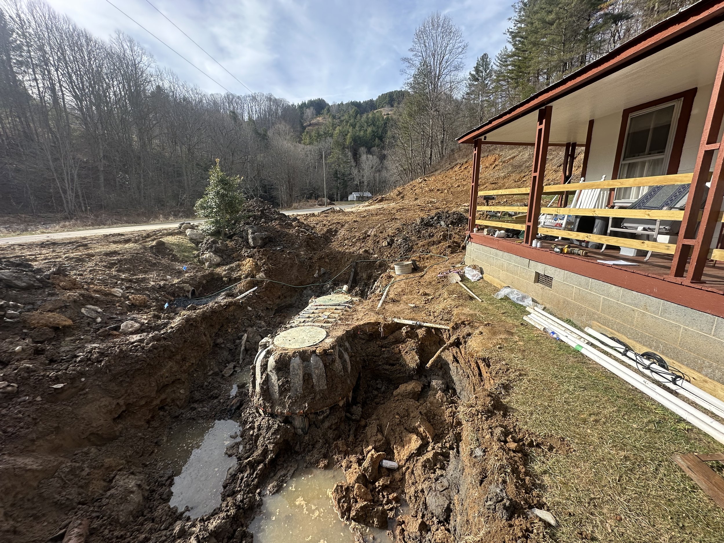 Mountain Site Problems: Why Drainage, Excavation and Septic Have to Work Together