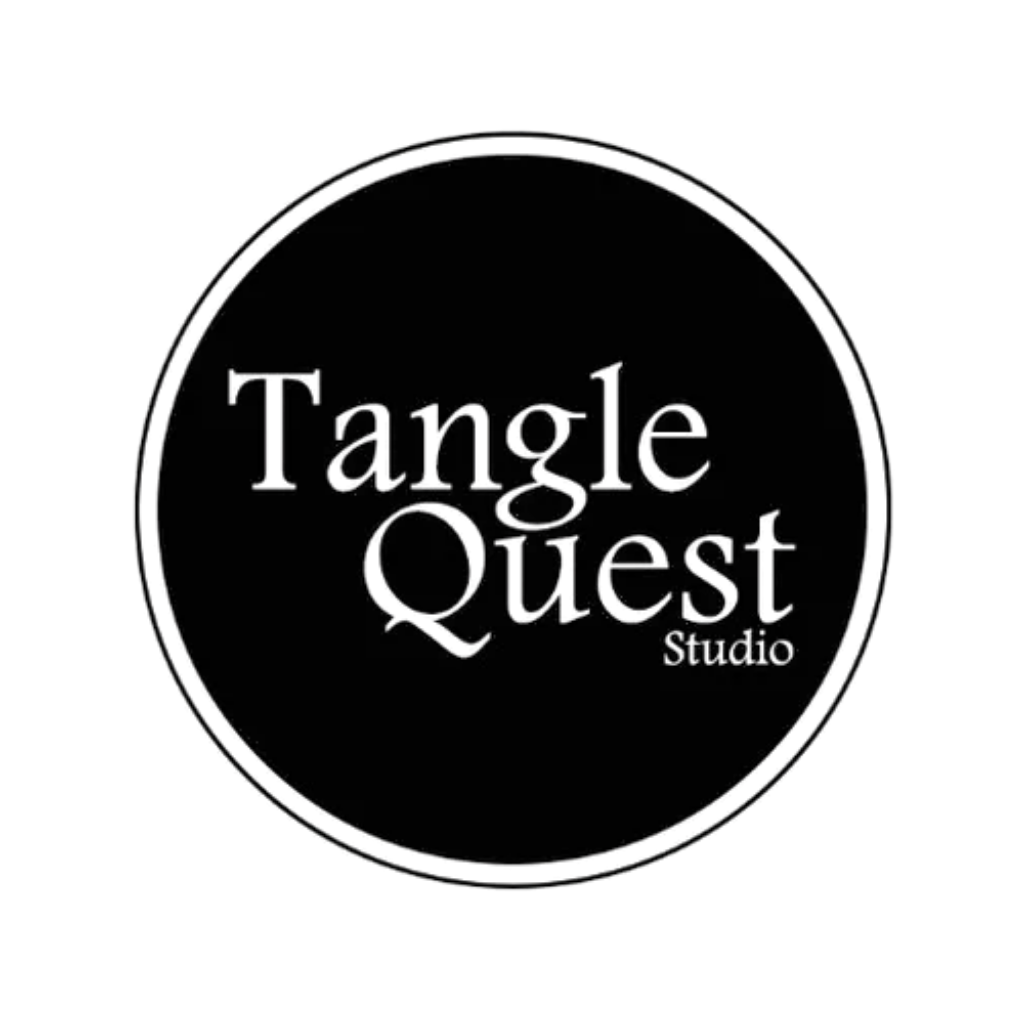 A black circular sticker with the white text 'Thanks a Latte' in the center.