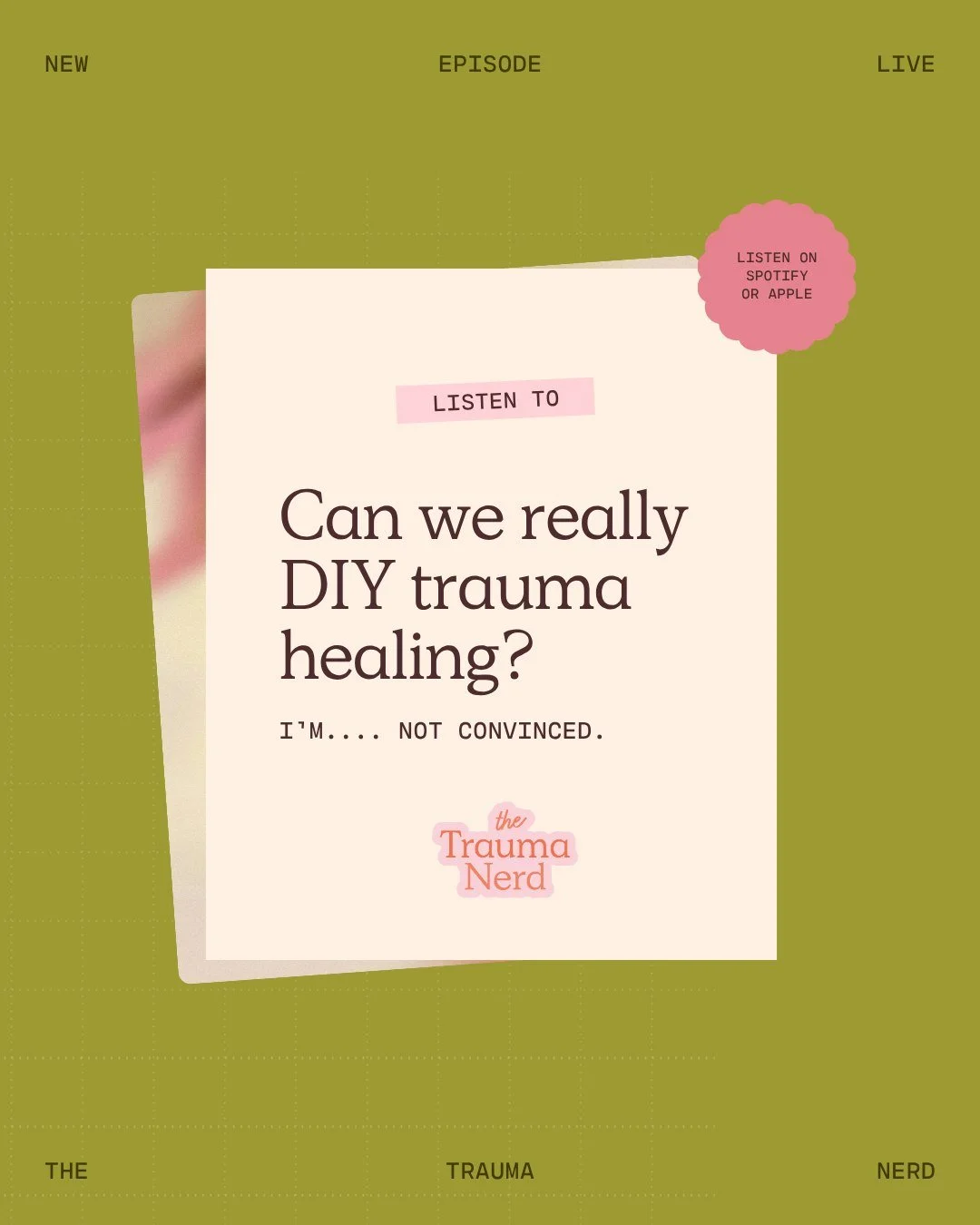 Can you heal trauma without therapy?

According to much of the trauma self-help world, absolutely! 

Find the right information, learn the right techniques, put in enough effort, and you can heal yourself... Apparently.

Lovely idea, but I'm not enti