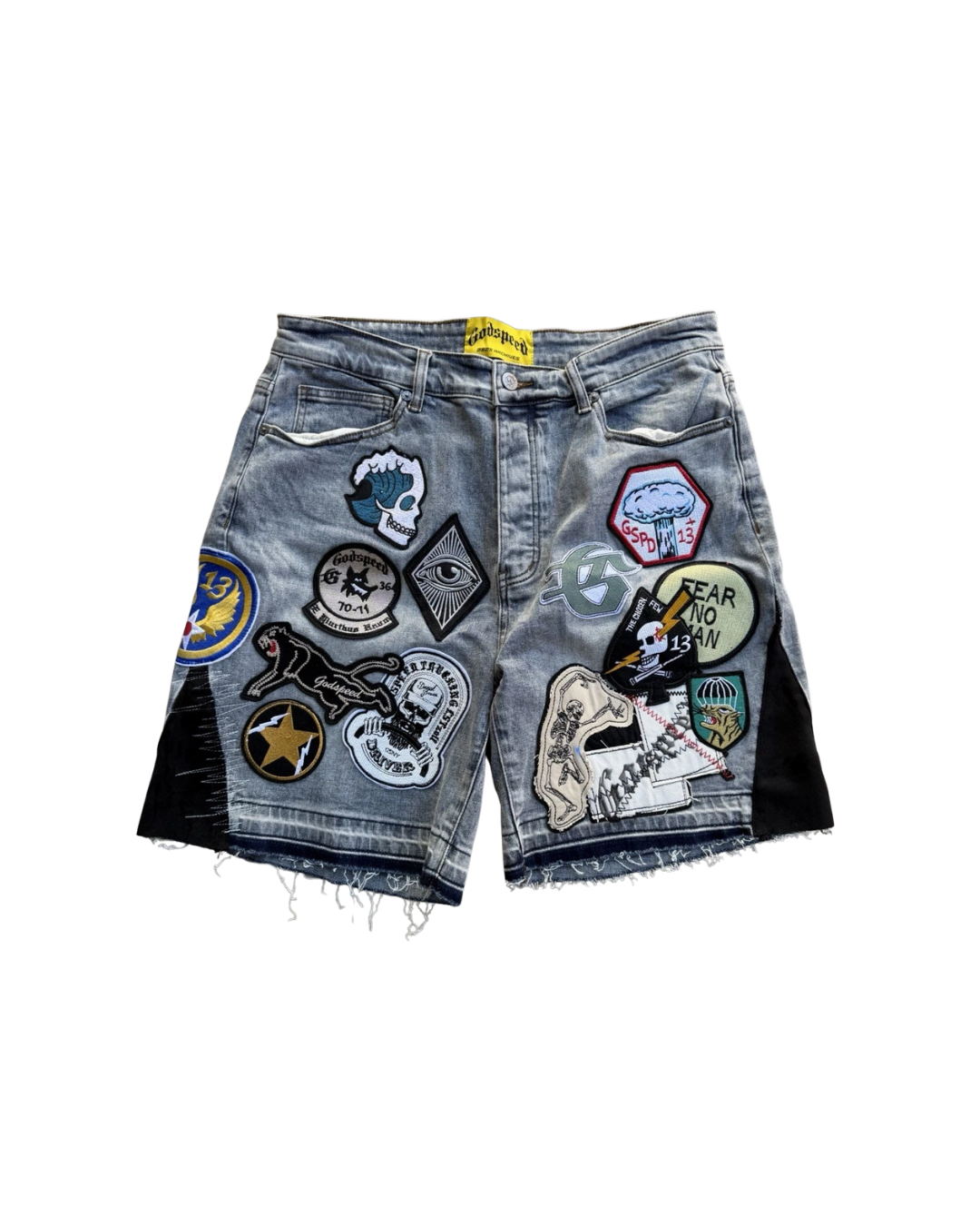 godspeed-patchwork-denim-shorts-v2-blue-distressed-front-view.png