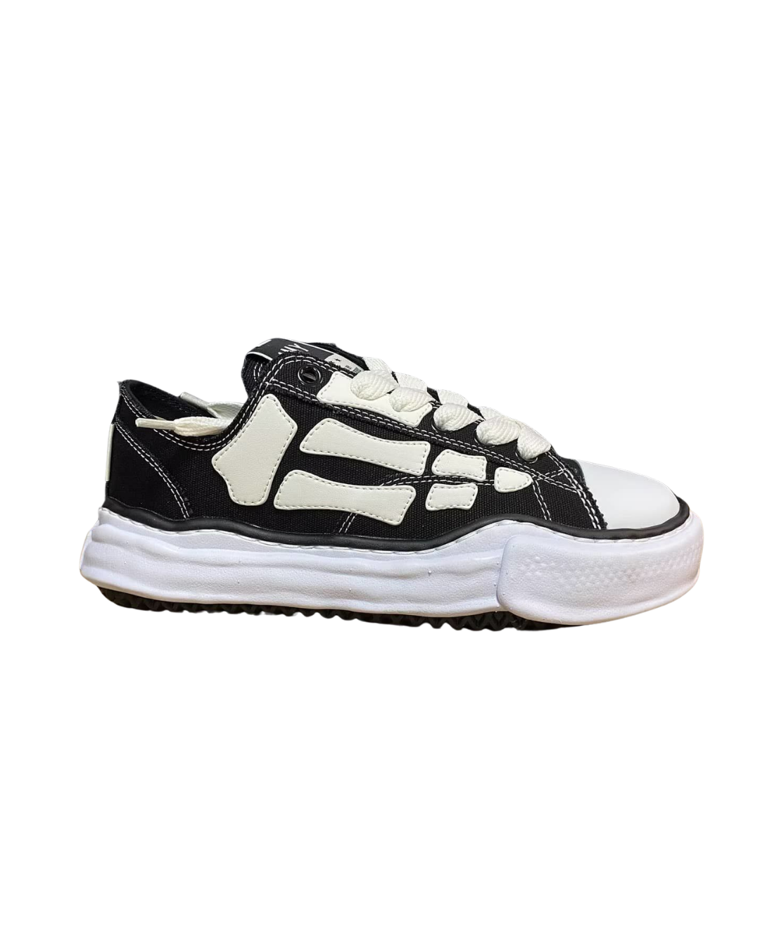 AMIRI x MMY Bones Sneaker Black AMFOSR1076-001 – Mihara Yasuhiro Collab