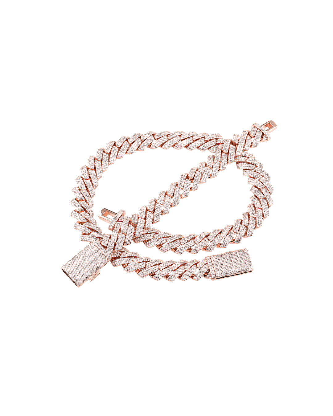 20MM VVS Moissanite Cuban Link Chain — 925 Silver, D Color GRA Certified
